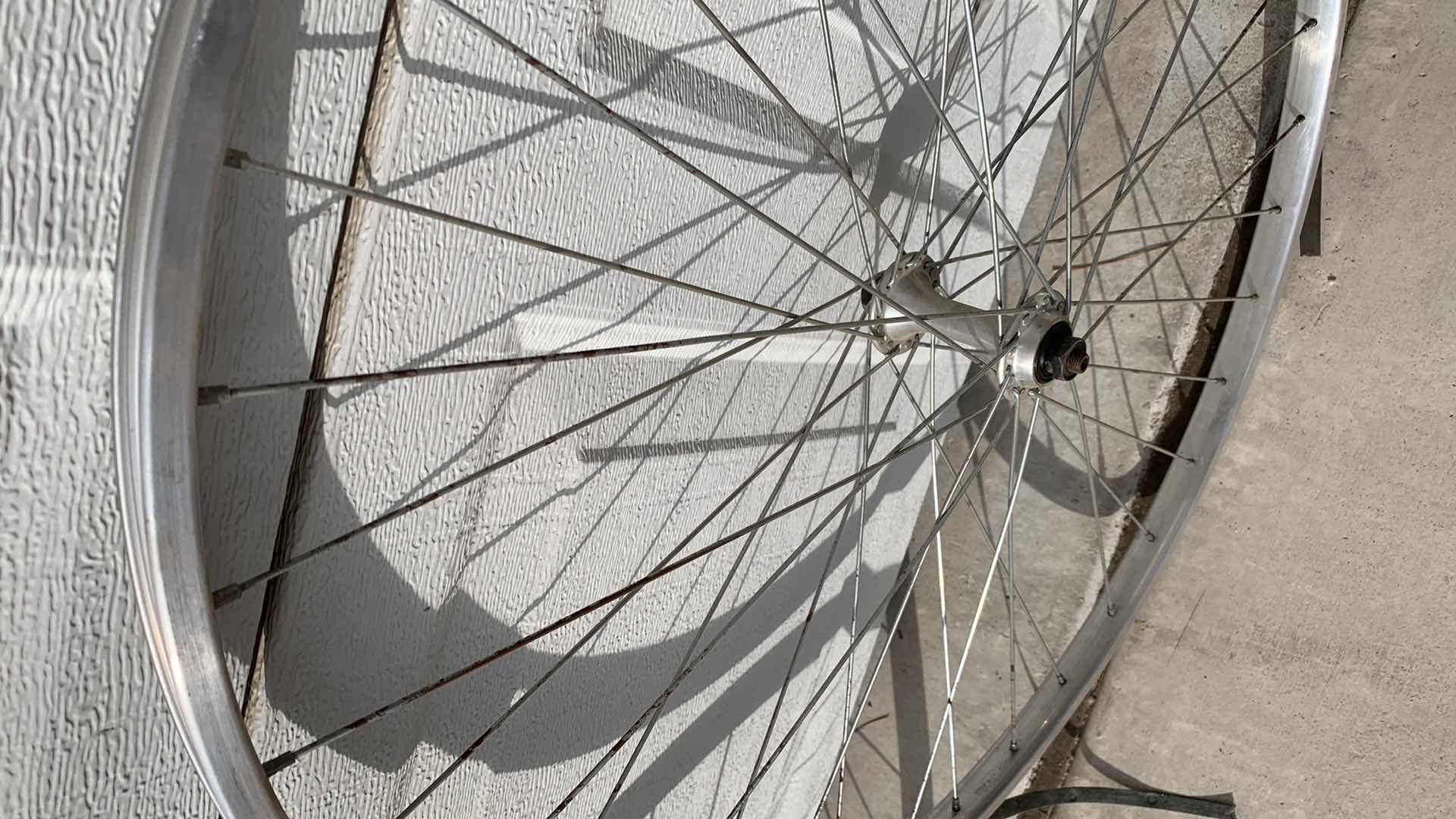 Photo 1 of 2-24” ALUMINUM BICYCLE RIMS