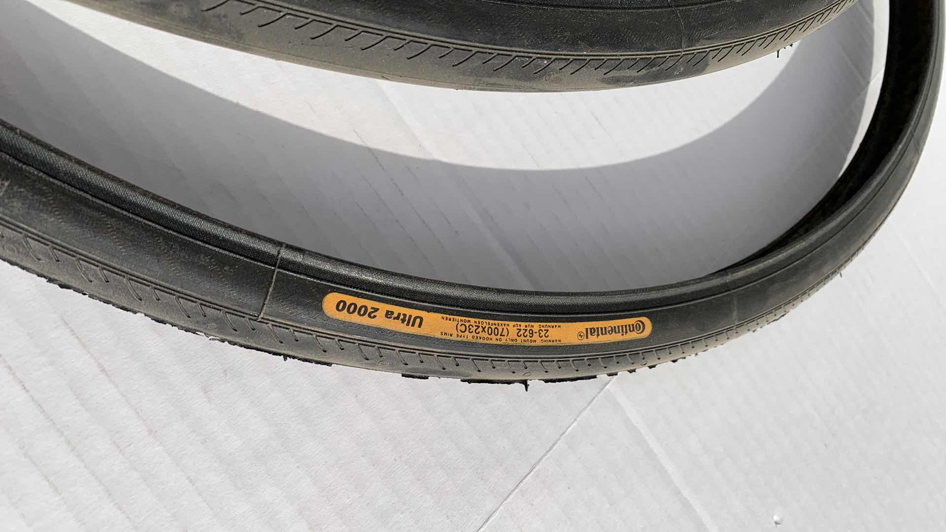 Photo 1 of 2-24” CONTINENTAL ULTRA 2000 BICYCLE TIRES