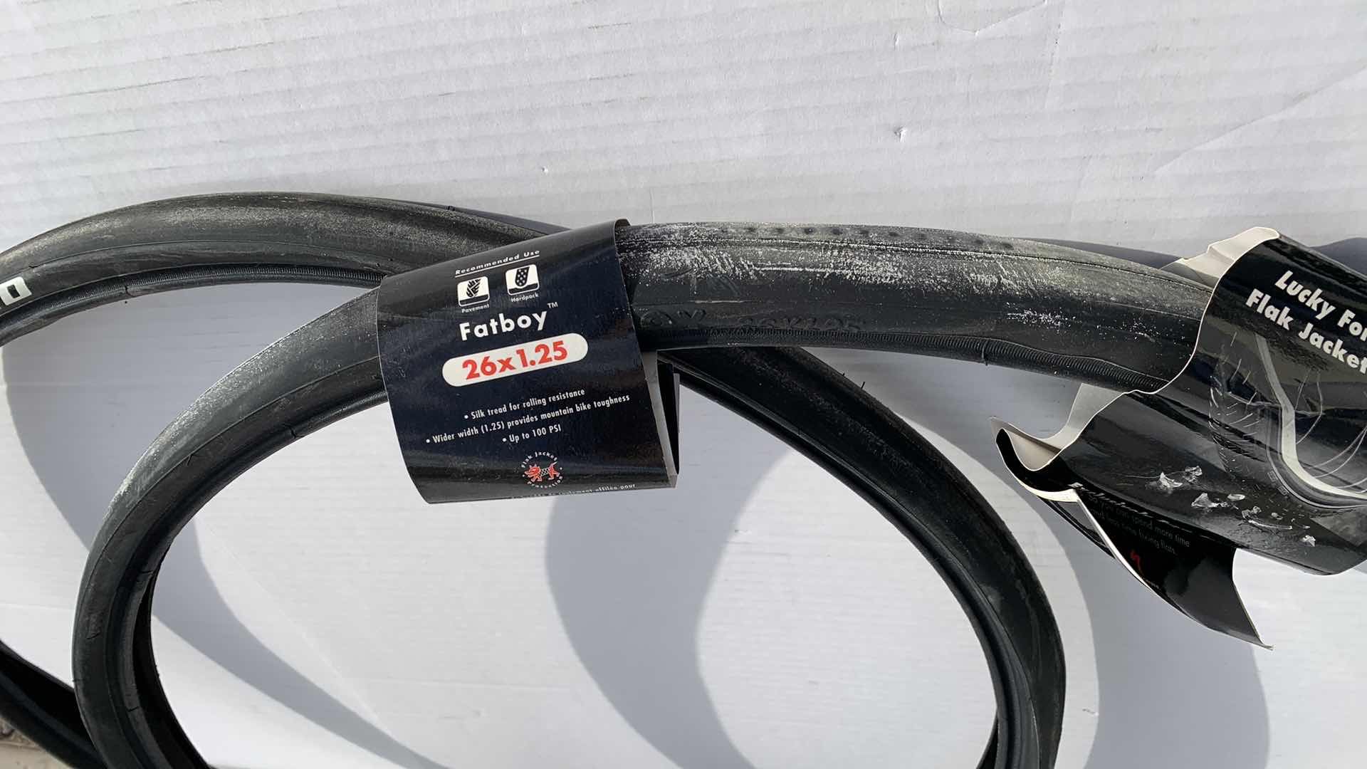 Photo 1 of 2-26” X 1.25 SPECIALIZED FATBOY BICYCLE TIRES