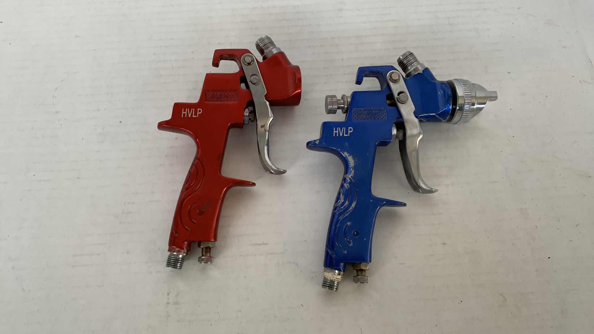 Photo 2 of 2-HVLP PAINT AIR SPRAY GUN HANDLES