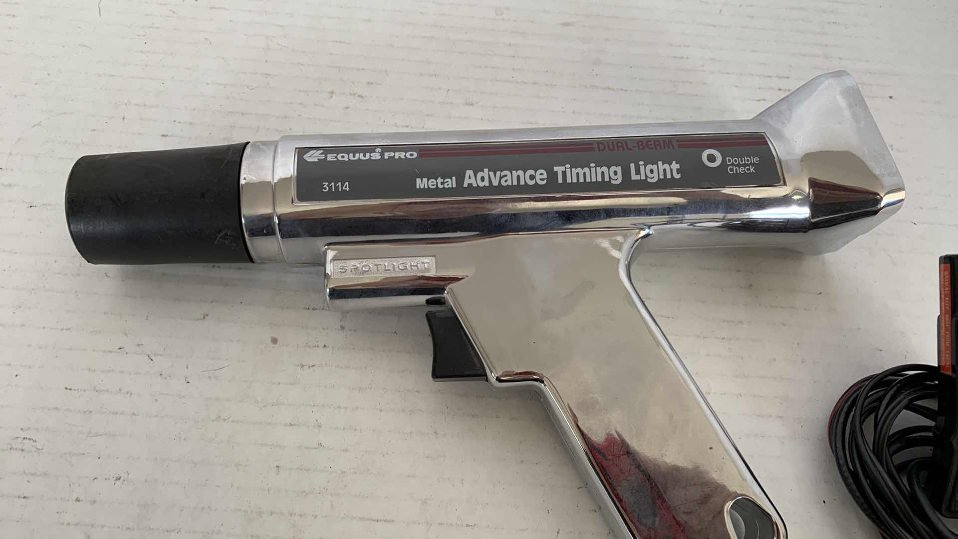 Photo 1 of AUTO PARTS-EQUUS PRO DUAL BEAM METAL ADVANCE TIMING LIGHT MODEL 3114