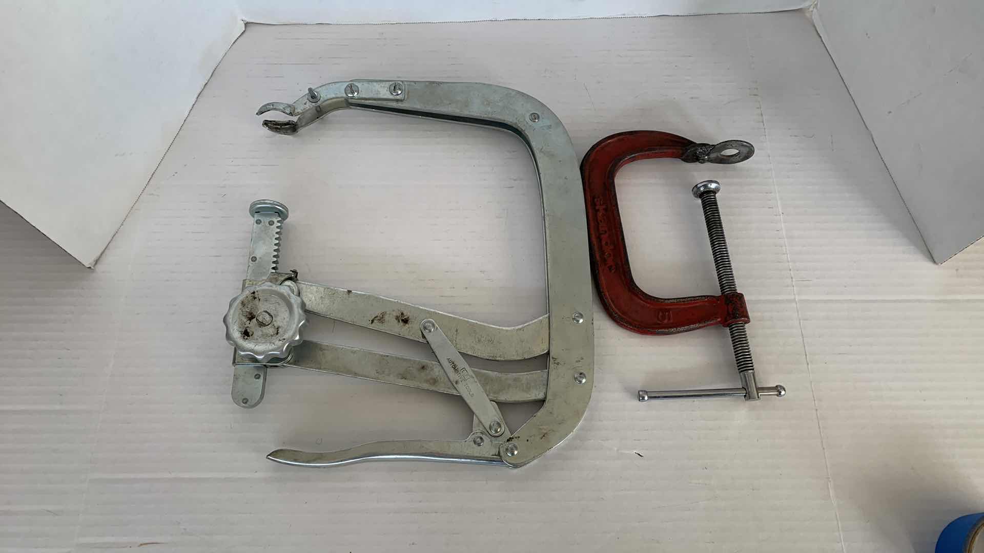 Photo 1 of 2-LARGE "C" CLAMPS-TOOLS