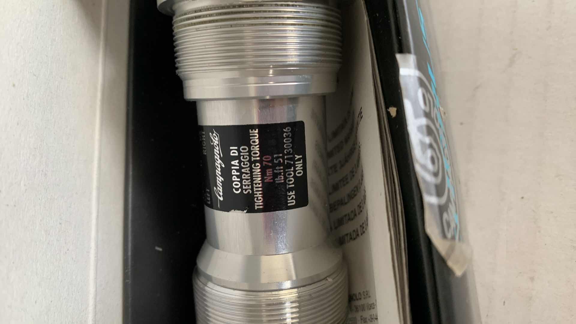 Photo 1 of 2-CAMPAGNOLO BICYCLE BOTTOM BRACKETS MADE IN ITALY