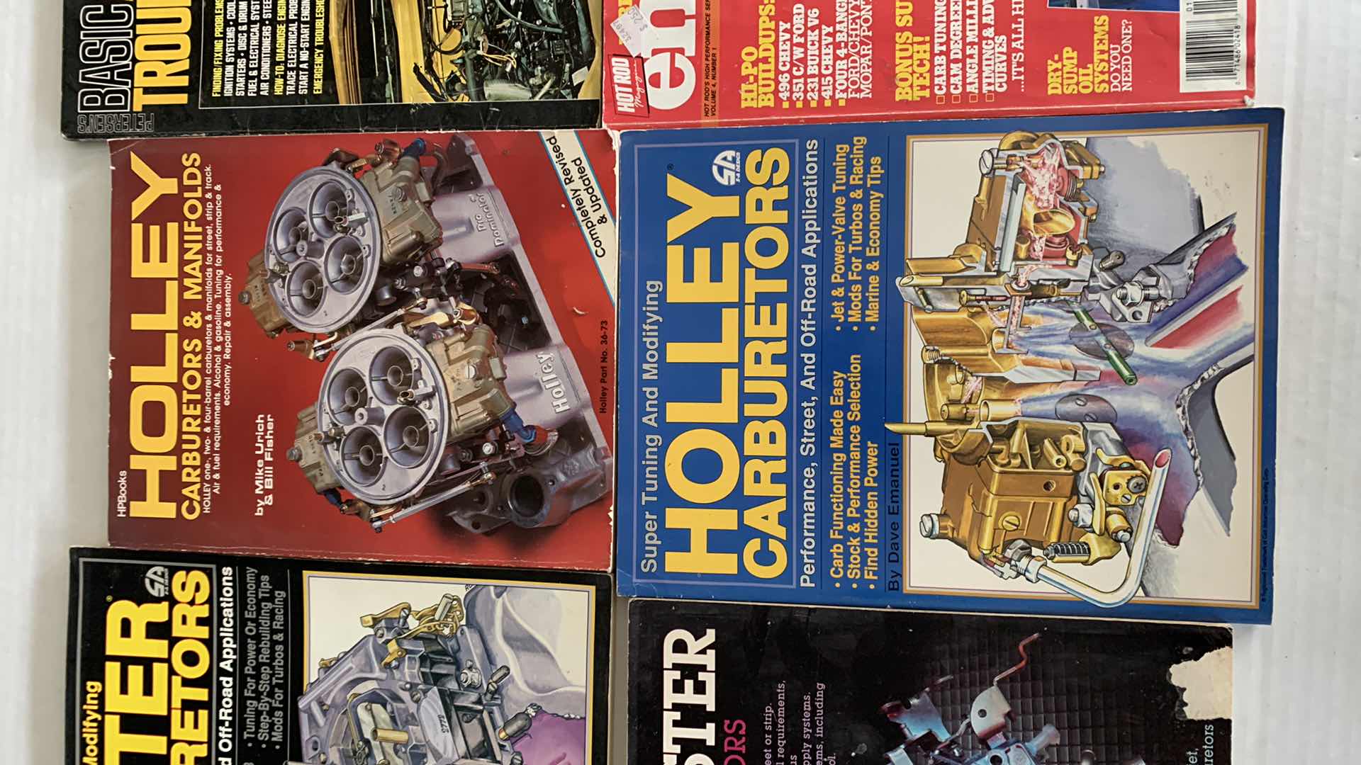 Photo 1 of AUTOMOBILE CARBURETOR BOOKS HOLLEY AND ROCHESTER