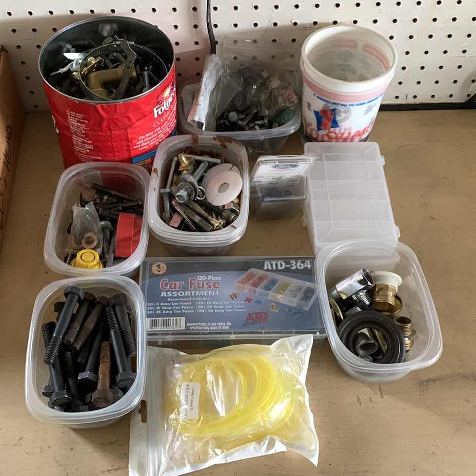 Photo 1 of ASSORTED SCREWS AND BOLTS