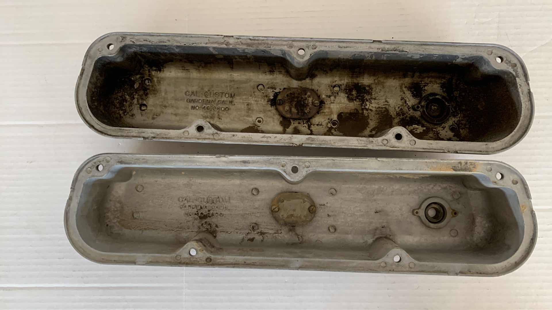 Photo 1 of AUTO PARTS-VINTAGE CAL CUSTOM VALVE COVERS. 1964 - 1973 FORD MUSTANG 