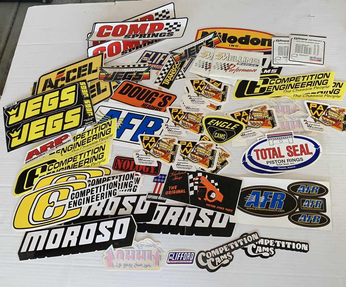 Photo 1 of AUTOMOBILE ENGINE PERFORMANCE STICKERS