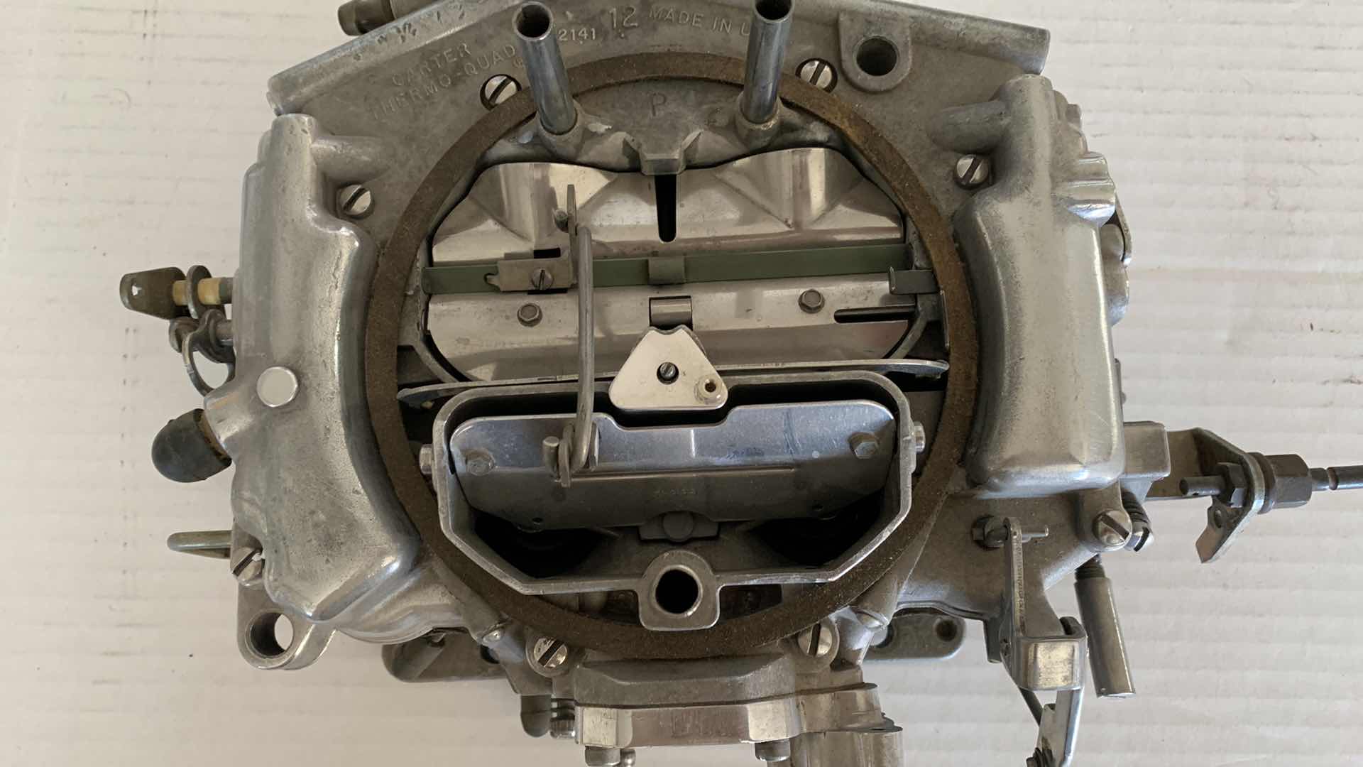 Photo 1 of AUTO PARTS-VINTAGE CARTER THERMO-QUAD CARBURETOR 6-2141 12 4 BARREL