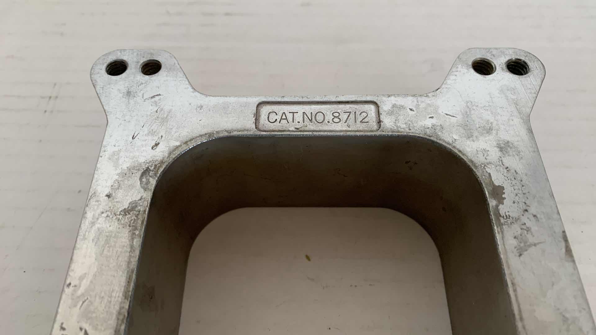 View 2 of AUTO PARTS-EDELBROCK 1 & 1/2” CARBURETOR SPACER CAT. NO. 8712