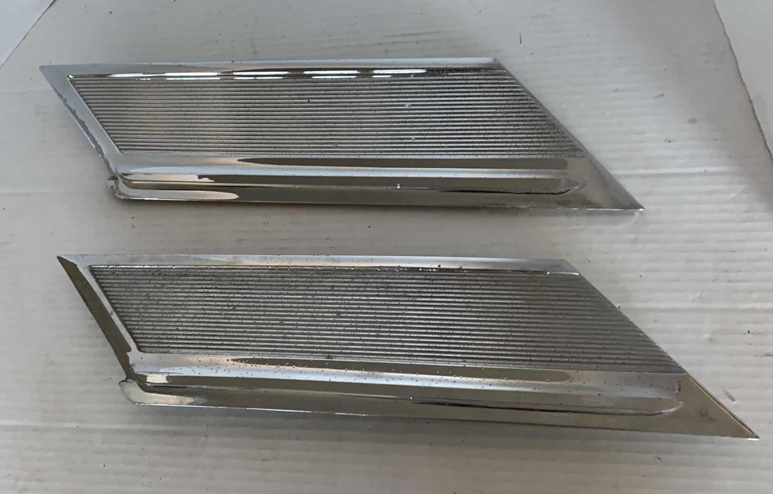 Photo 1 of 2-VINTAGE FORD CHROME SIDE PANELS