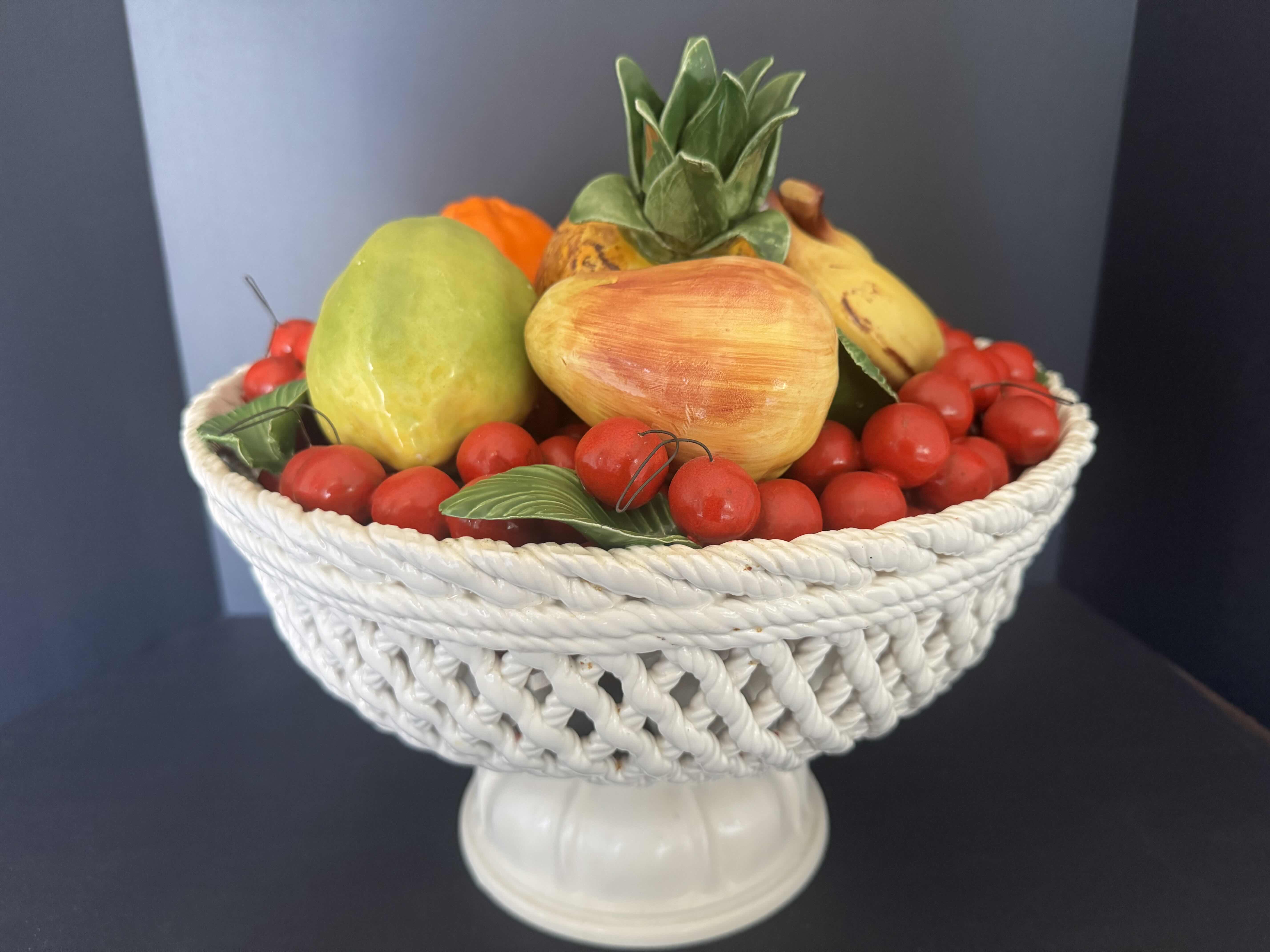 Photo 1 of CERAMIC/PORCELIAN FRUIT BASKET H15”