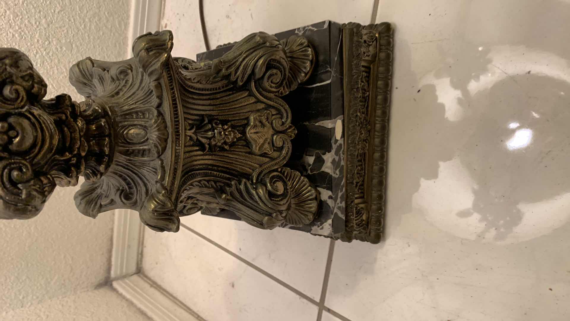 Photo 5 of 2- MID CENTURY STYLE TABLE LAMPS W SHADES H48” 