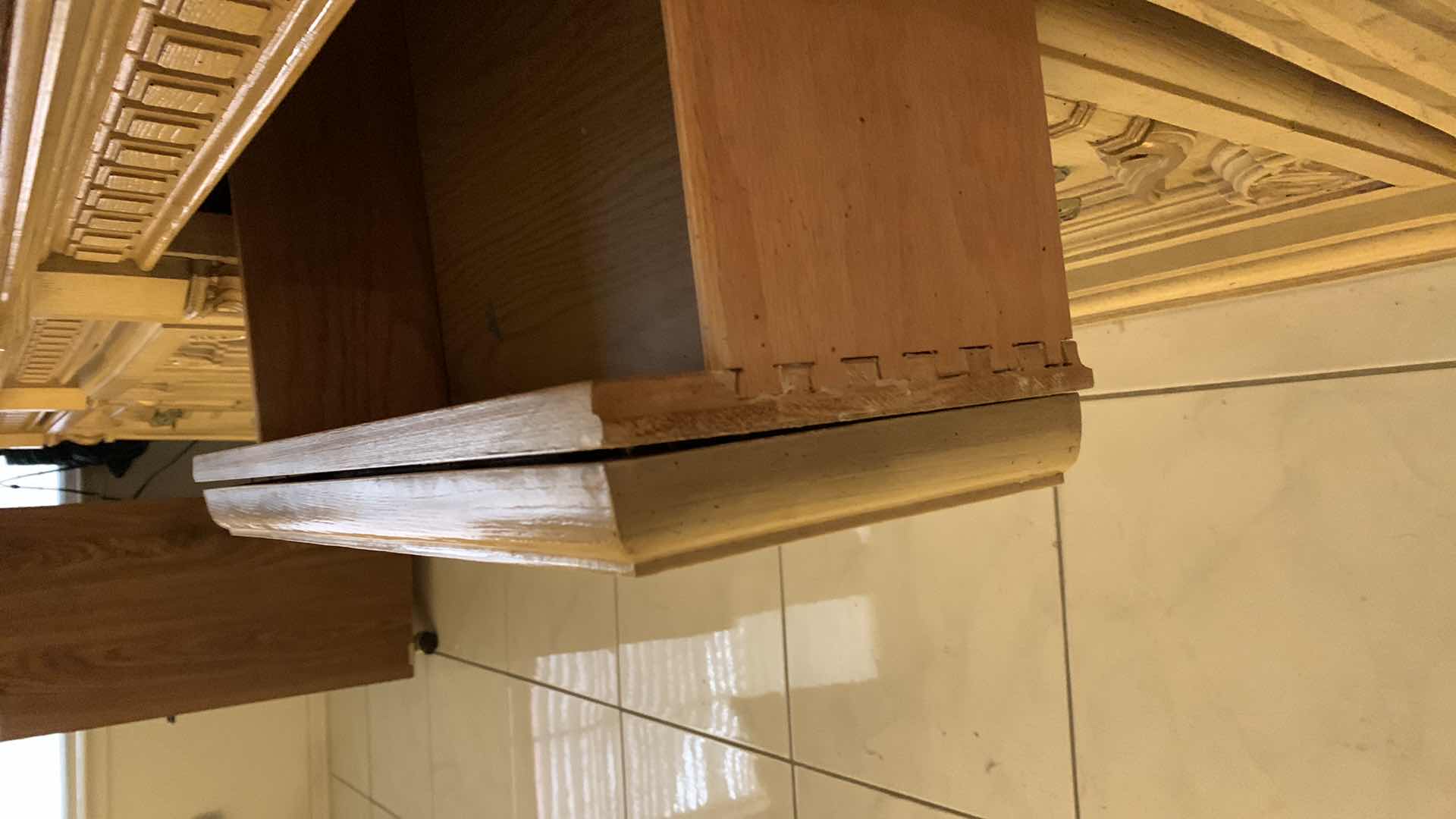 Photo 3 of VINTAGE STYLE TUSCAN DRESSER/BUFFET TABLE. 6 DRAWERS, TWO DOOR CABINET. 80” X 20” H 33”