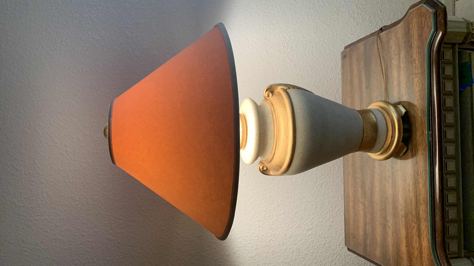 Photo 1 of LIGHTING- CERAMIC CERAMIC TABLE LAMP 32” TALL