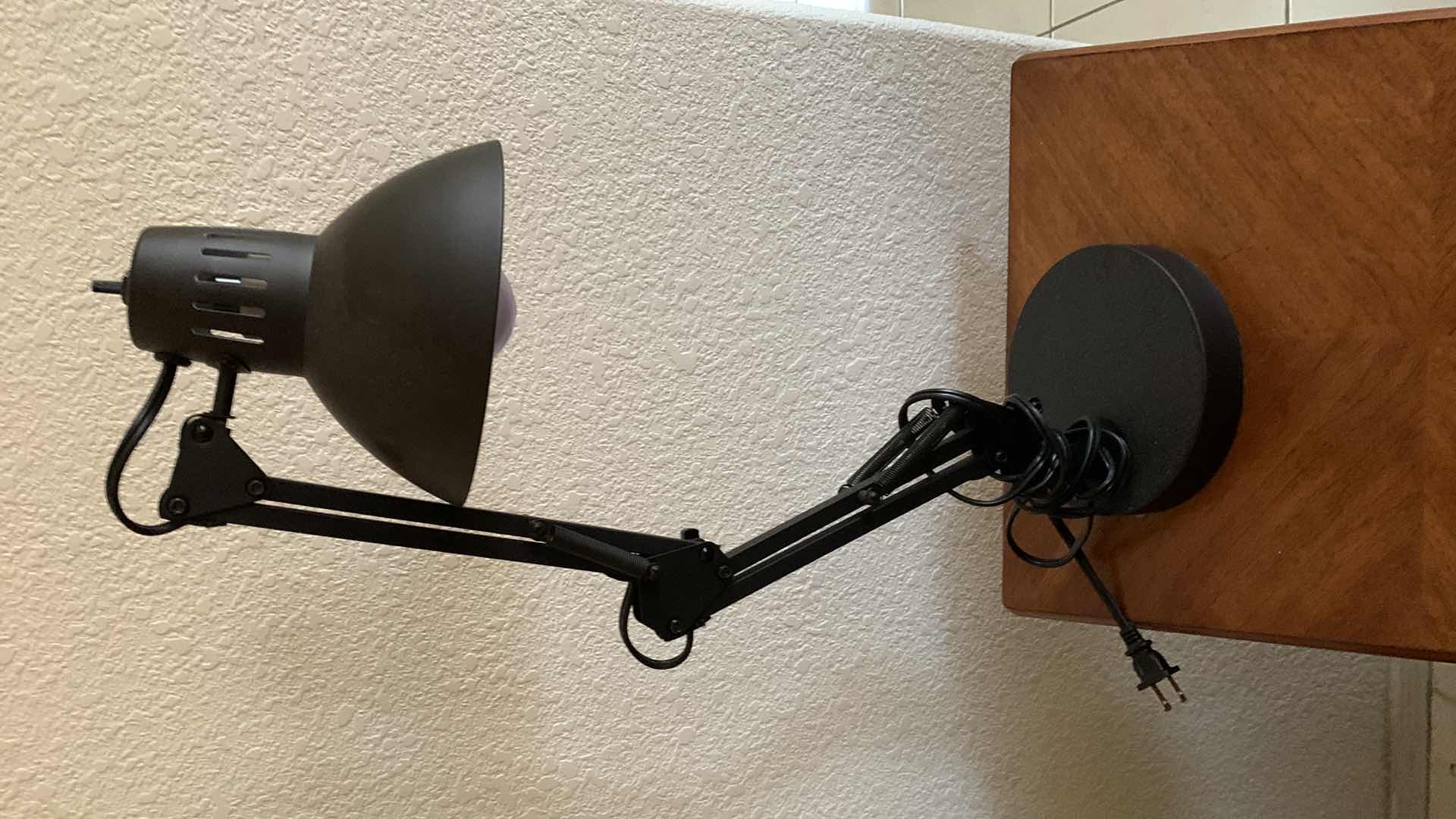 Photo 1 of BLACK METAL MODERN ARCHITECT ADJUSTABLE DESK LAMP