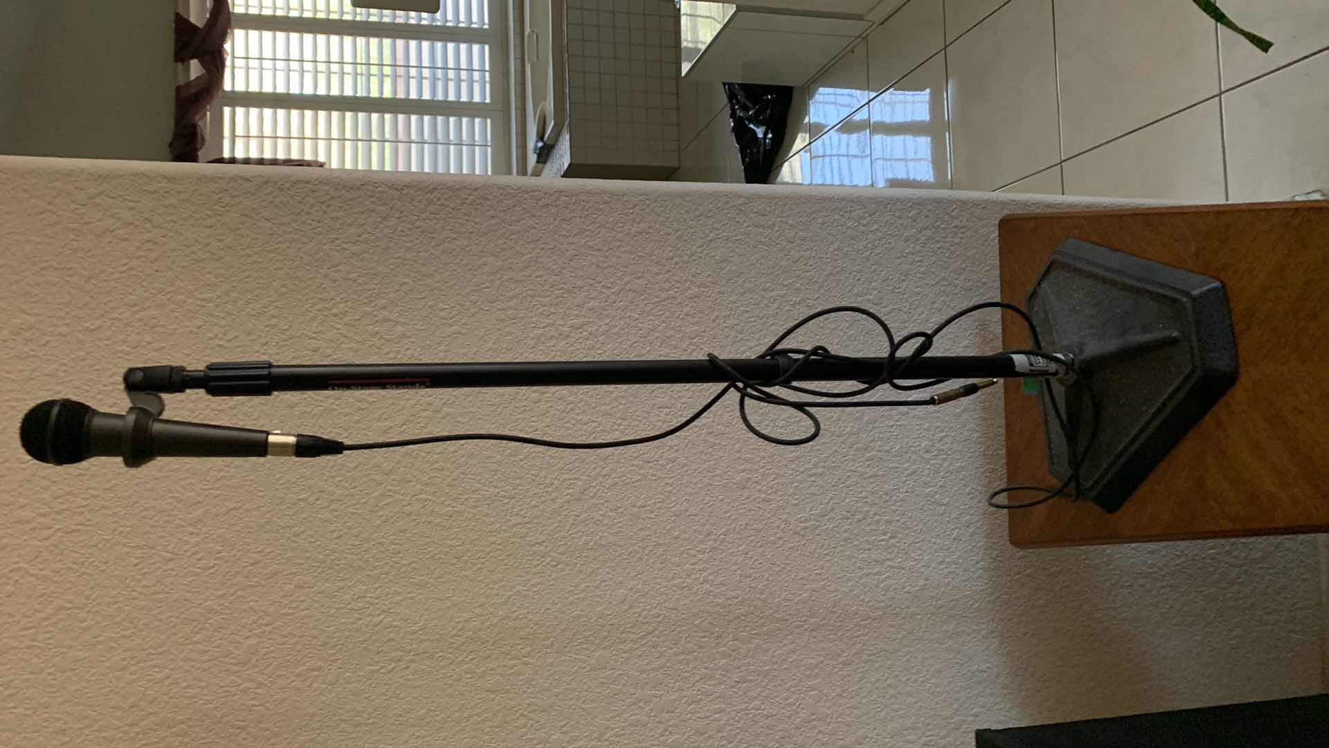 Photo 1 of MICROPHONE AND STAND