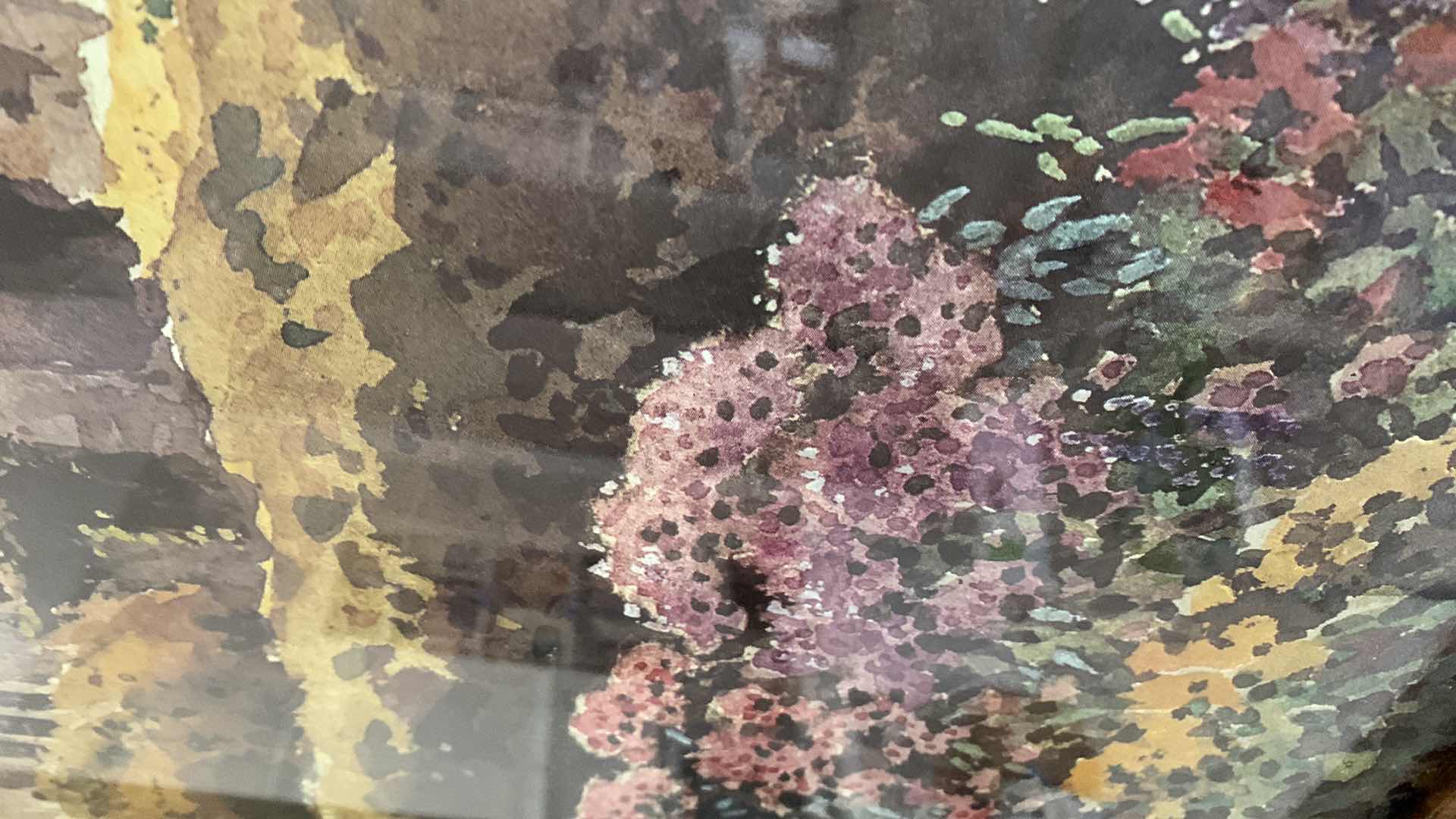 Photo 1 of ARTWORK,FRAMED ENGLISH COTTAGE PRINT. 36” X 29”H