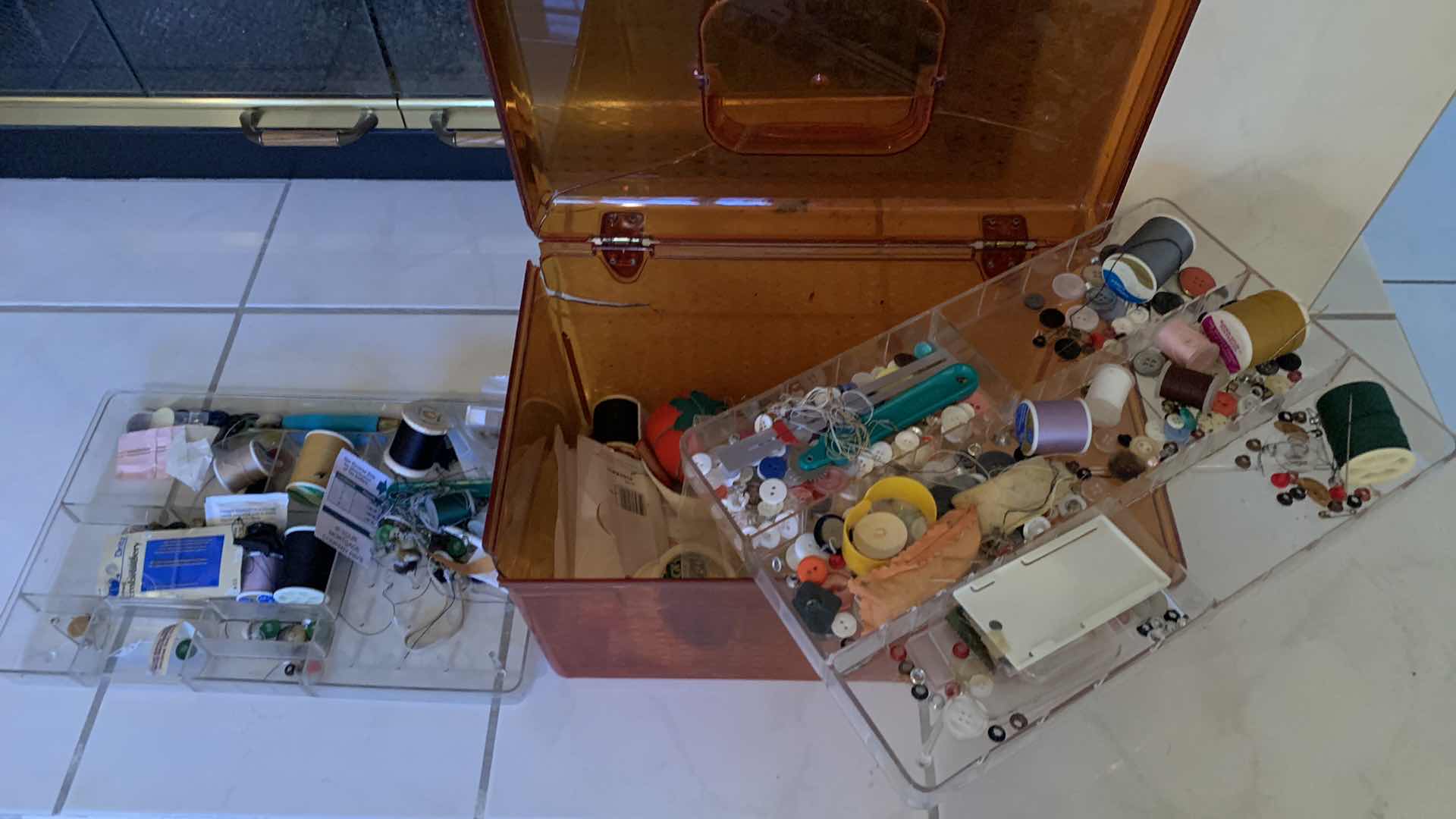 Photo 1 of SEWING ESSENTIALS, THREAD, BUTTONS, NEEDLES ETC.