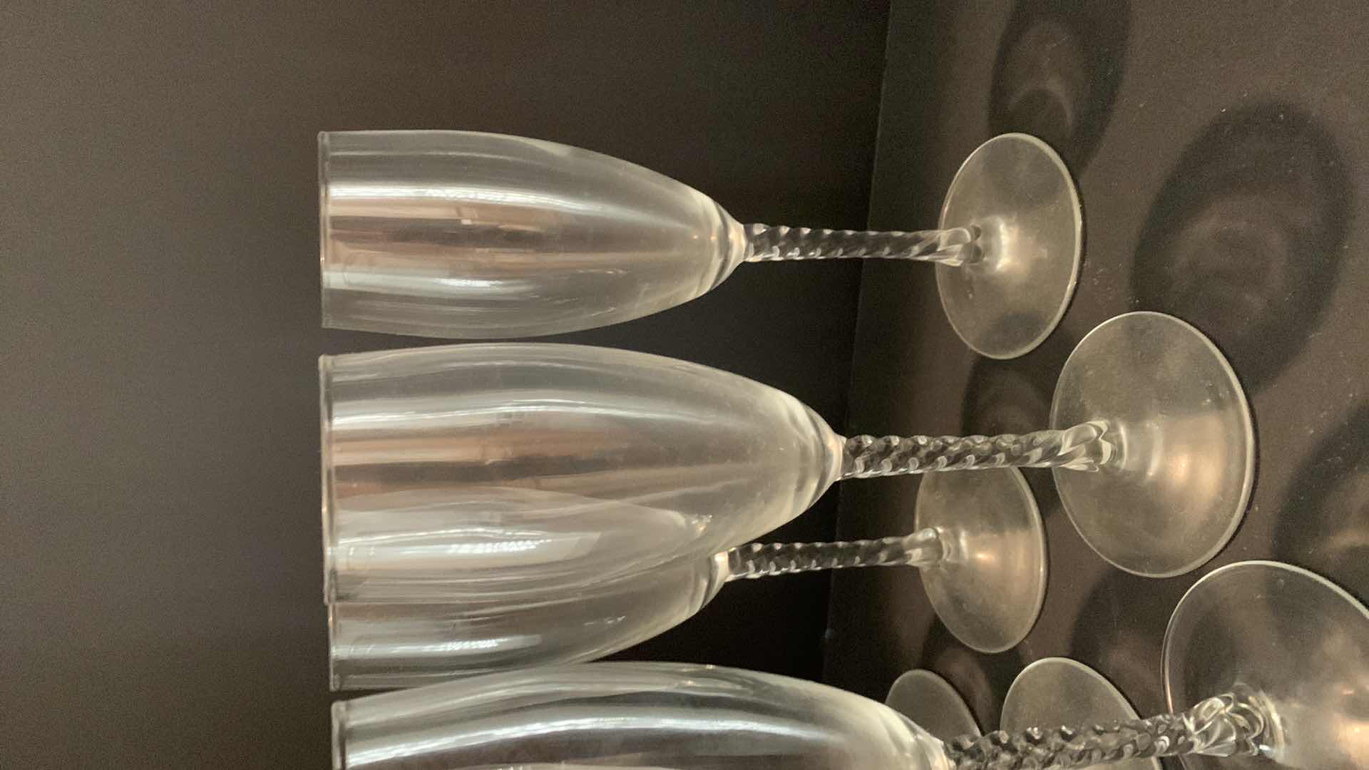 Photo 1 of 6-CHAMPAGNE FLUTES