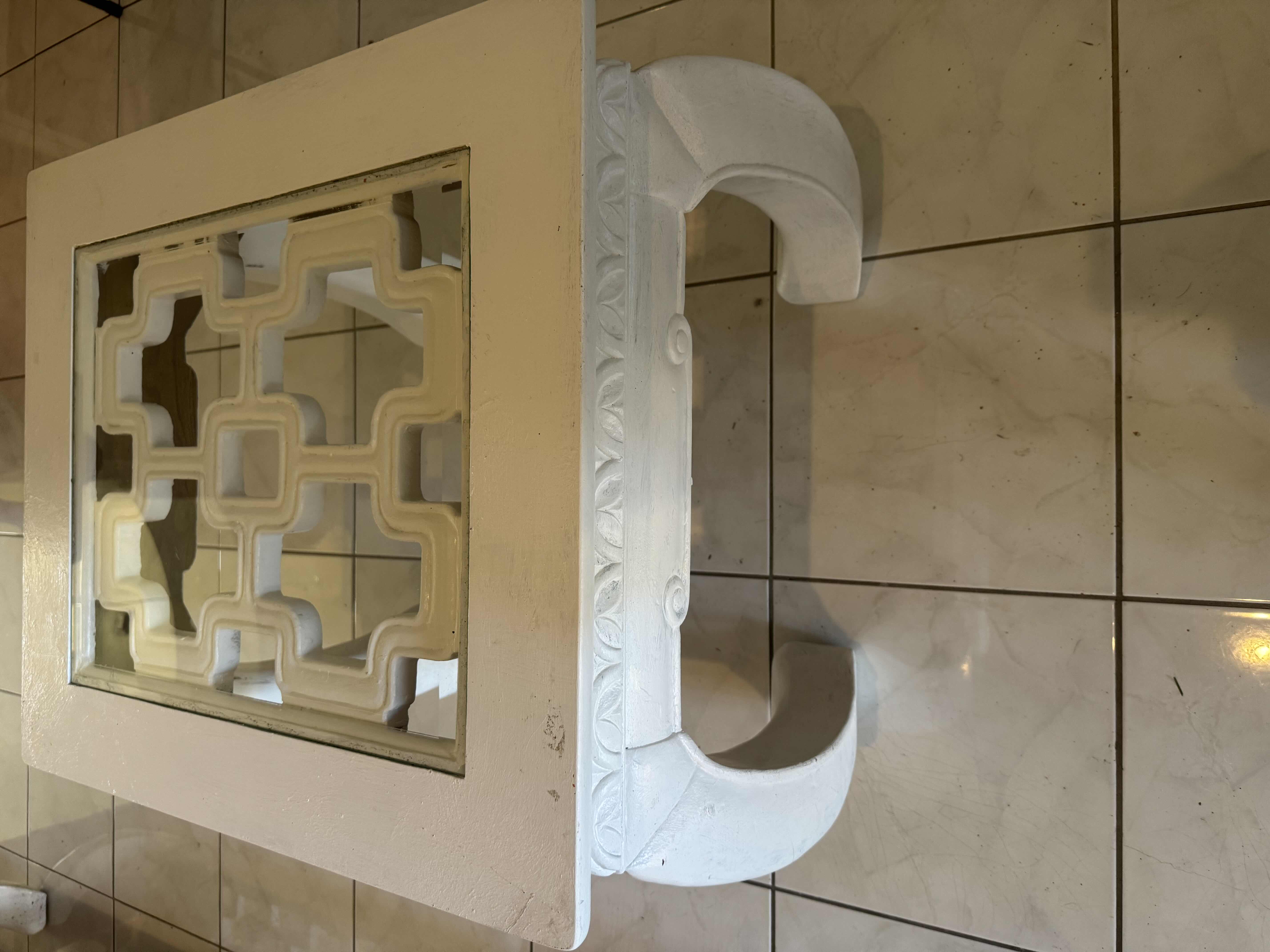 Photo 1 of SOLID WOOD WHITE PAINTED END TABLE