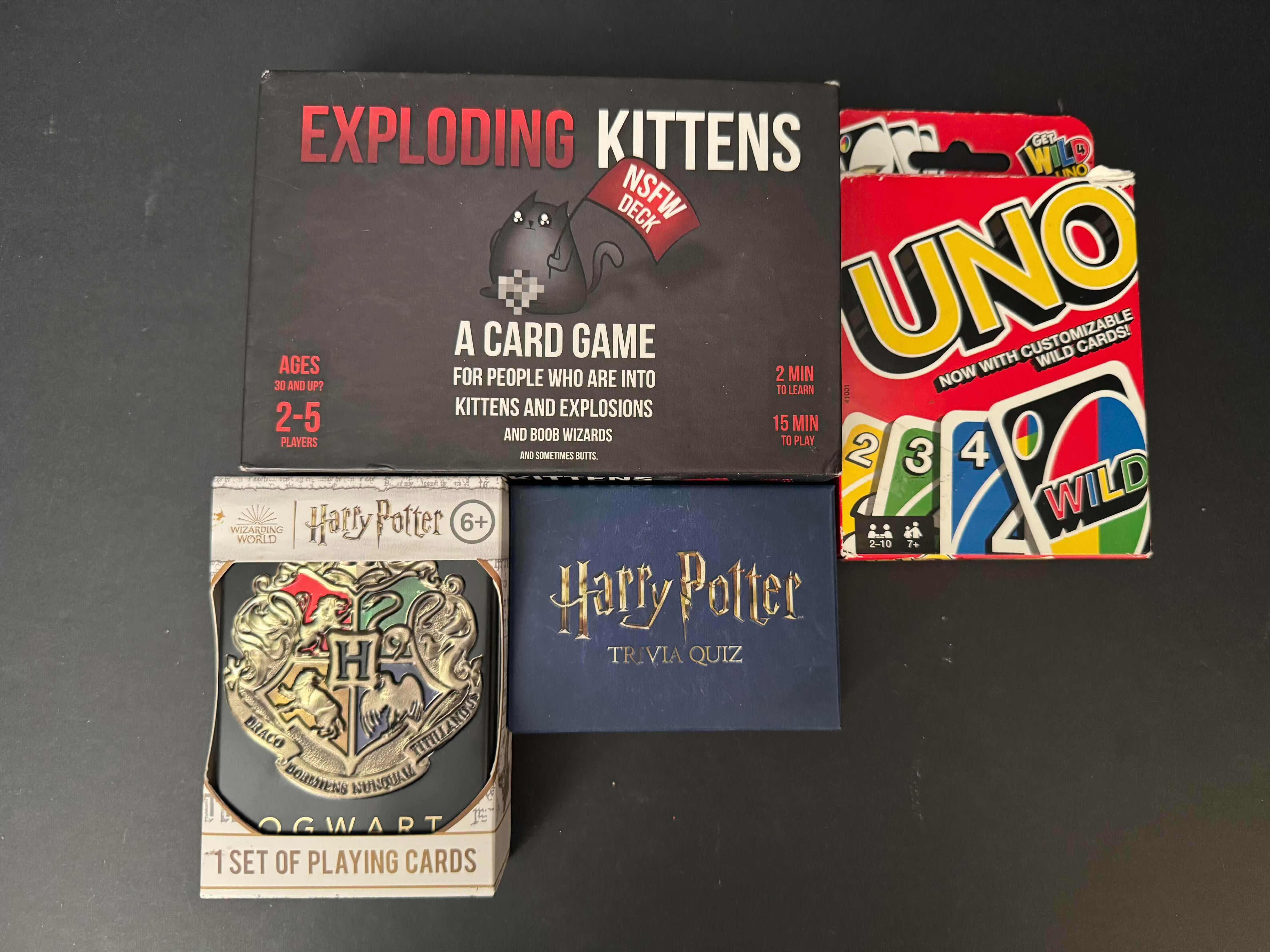 Photo 1 of 4 CARD GAMES