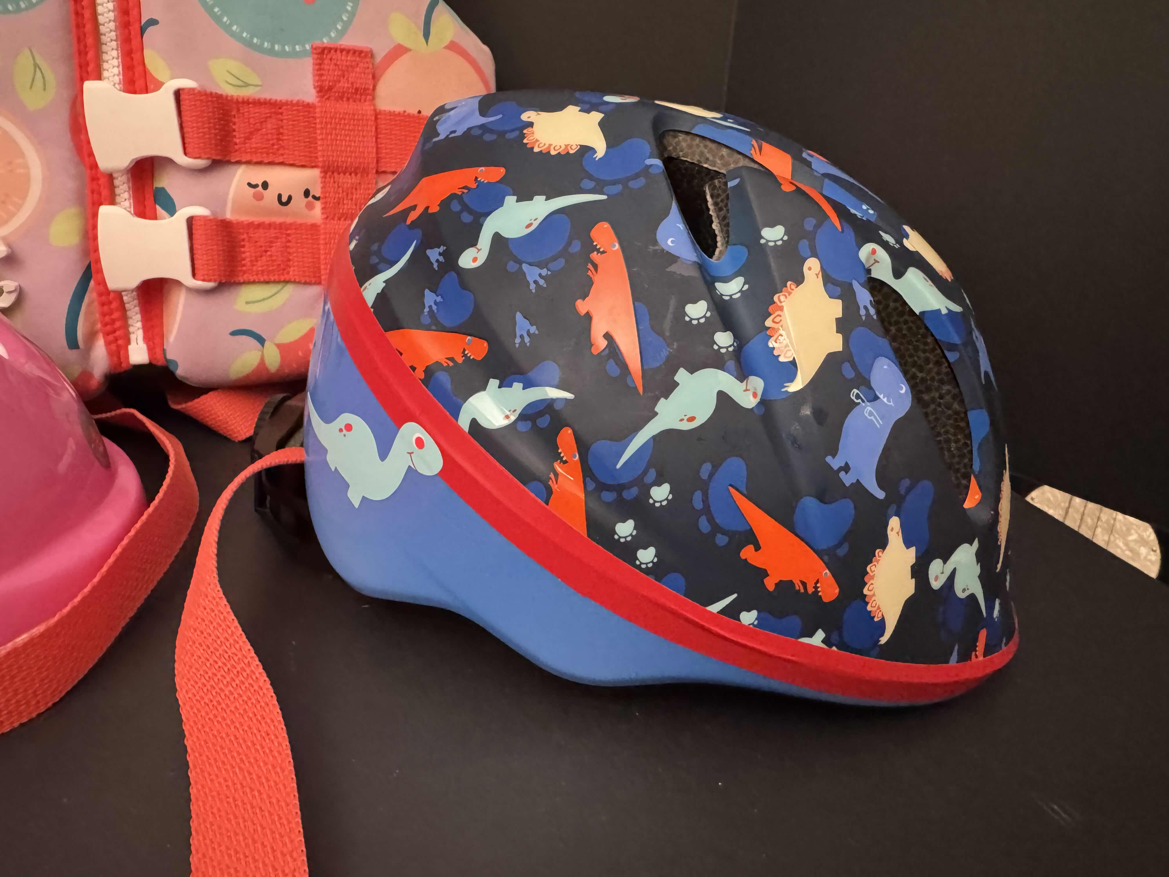Photo 3 of 2 TODDLER SIZED HELMETS AND ONE LIFE VEST