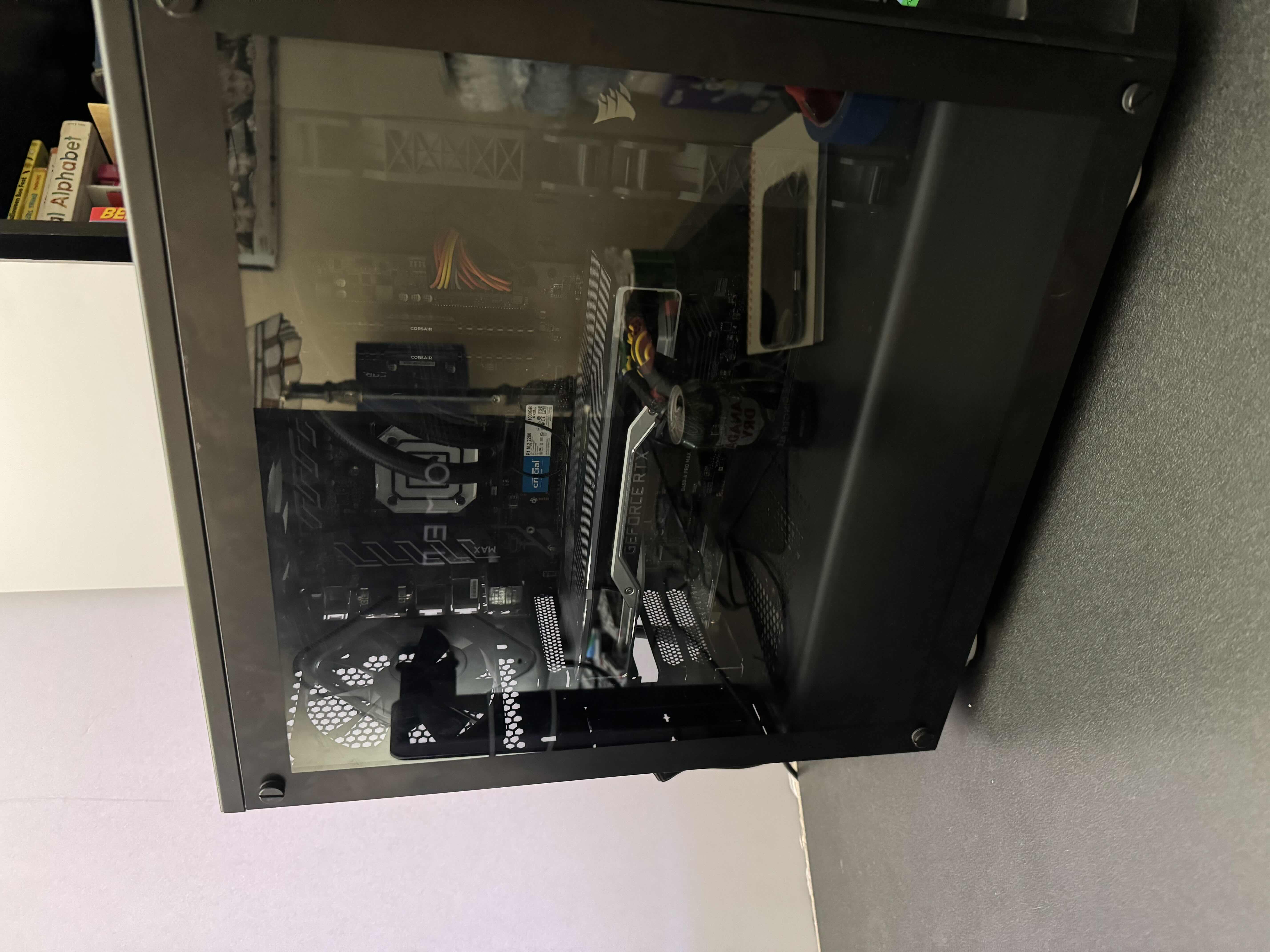 Photo 3 of GAMING COMPUTER
- CPU: AMD RYZEN 7 3700X - 
GPU: NVIDIA GEFORCE RTX 2070 SUPER
- RAM: 2 CORSAIR 16GB DDR4 - 
Storage: WD BLUE SSD 250G & CRUCIAL SSD 1TB
- OS: WINDOWS 11 -