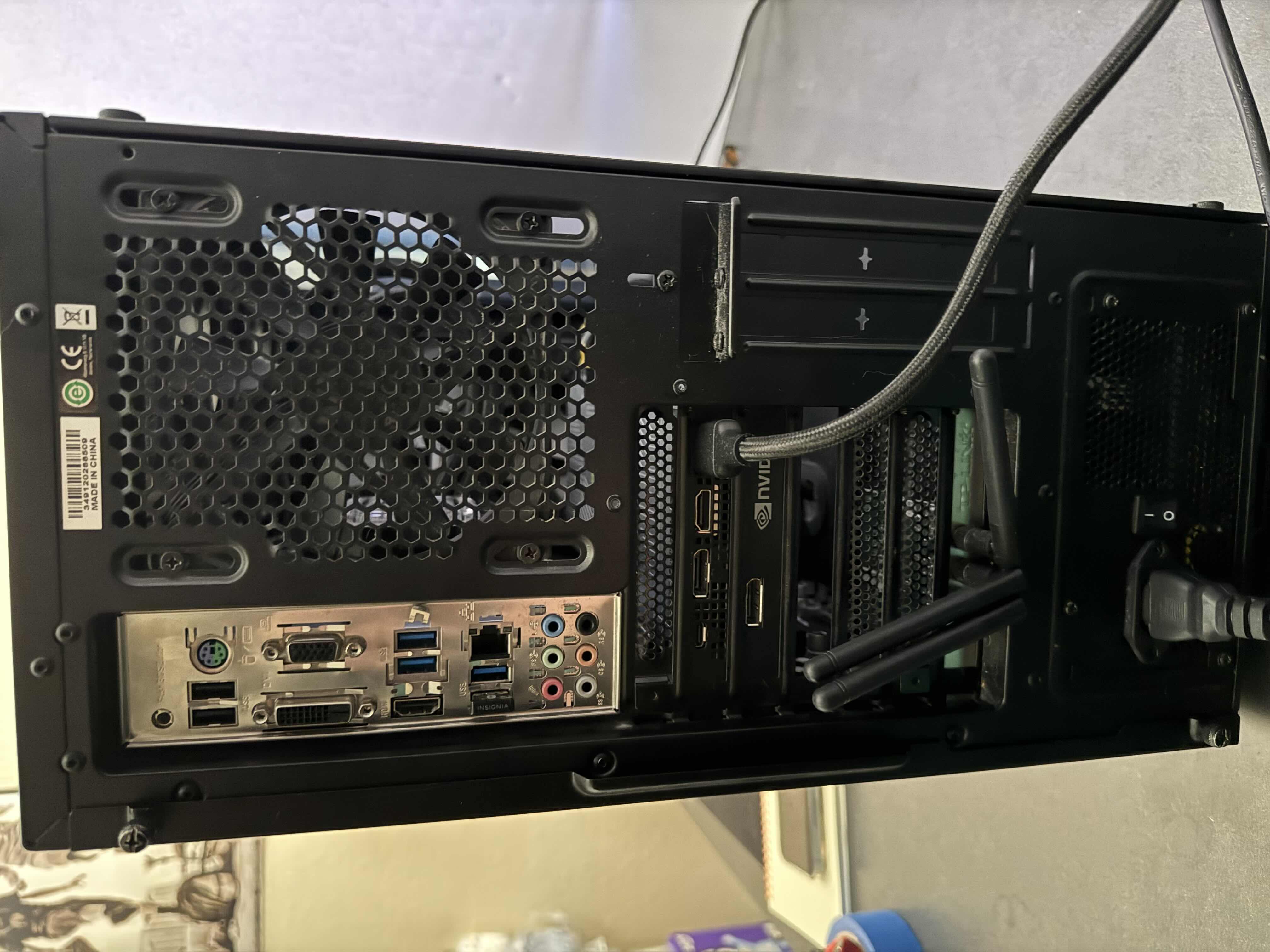 Photo 1 of GAMING COMPUTER
- CPU: AMD RYZEN 7 3700X - 
GPU: NVIDIA GEFORCE RTX 2070 SUPER
- RAM: 2 CORSAIR 16GB DDR4 - 
Storage: WD BLUE SSD 250G & CRUCIAL SSD 1TB
- OS: WINDOWS 11 -