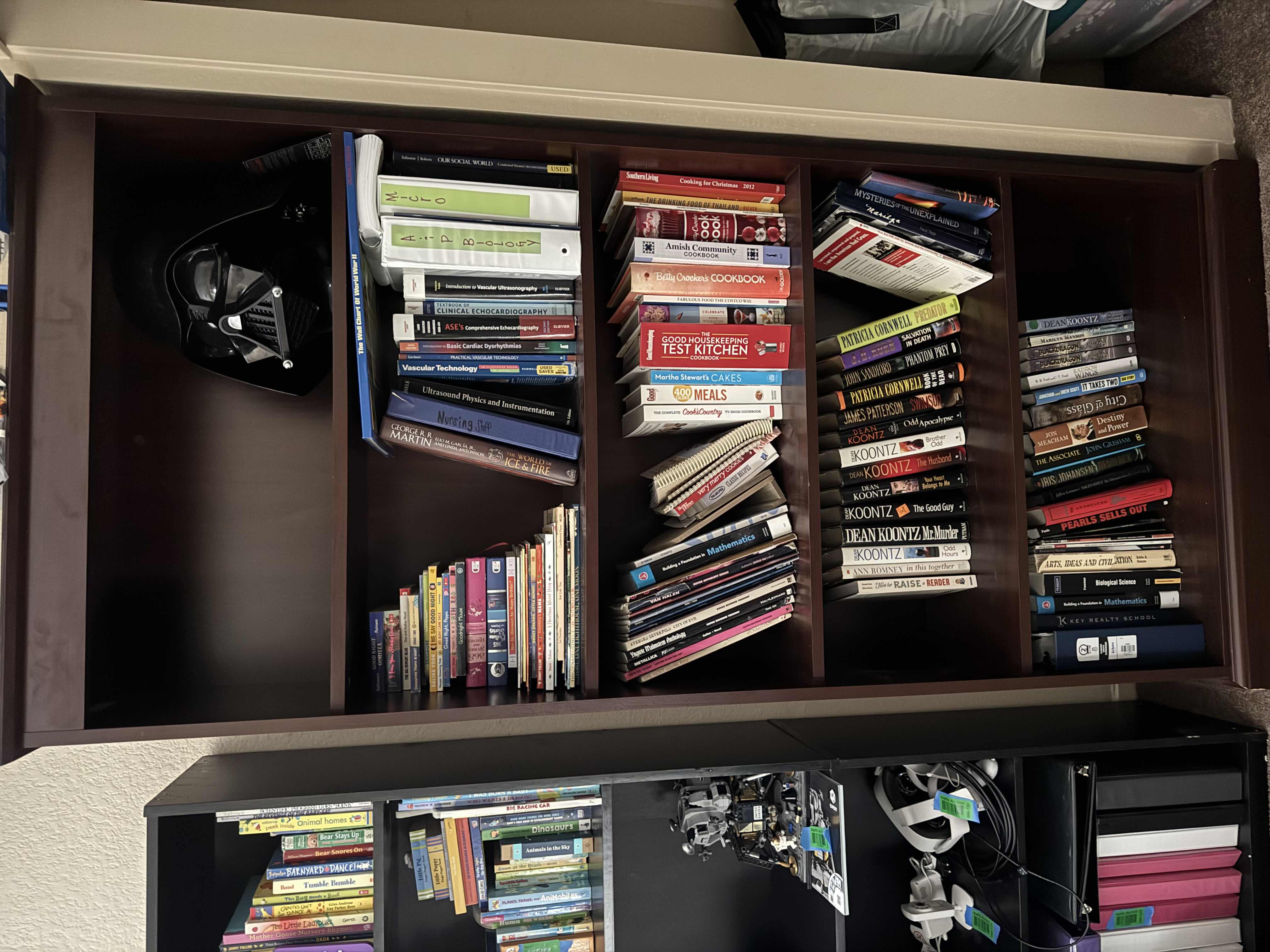 Photo 1 of CHERRY COLORED BOOKSHELF (CONTENTS NOT INCLUDED)