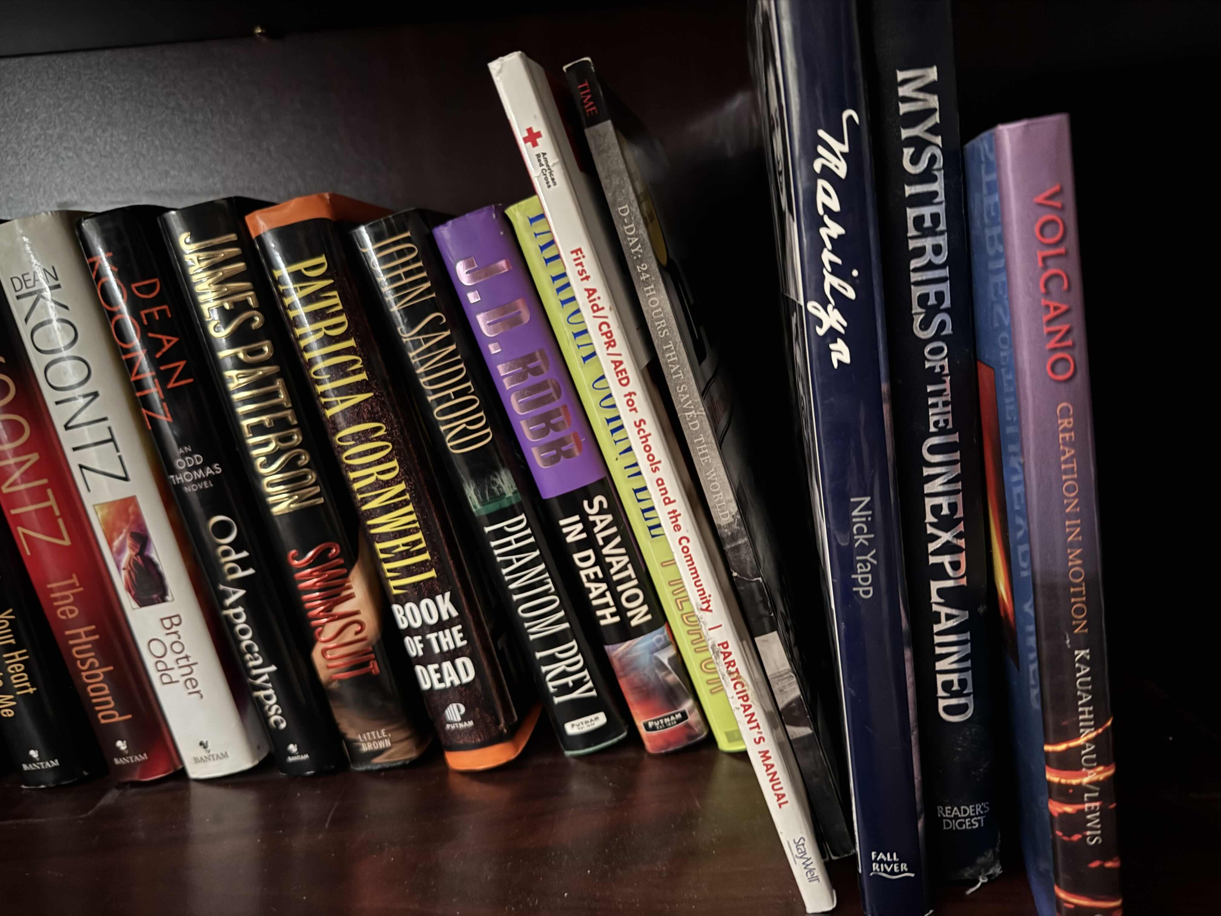 Photo 1 of CONTENTS OF SHELF- FICTION BOOKS