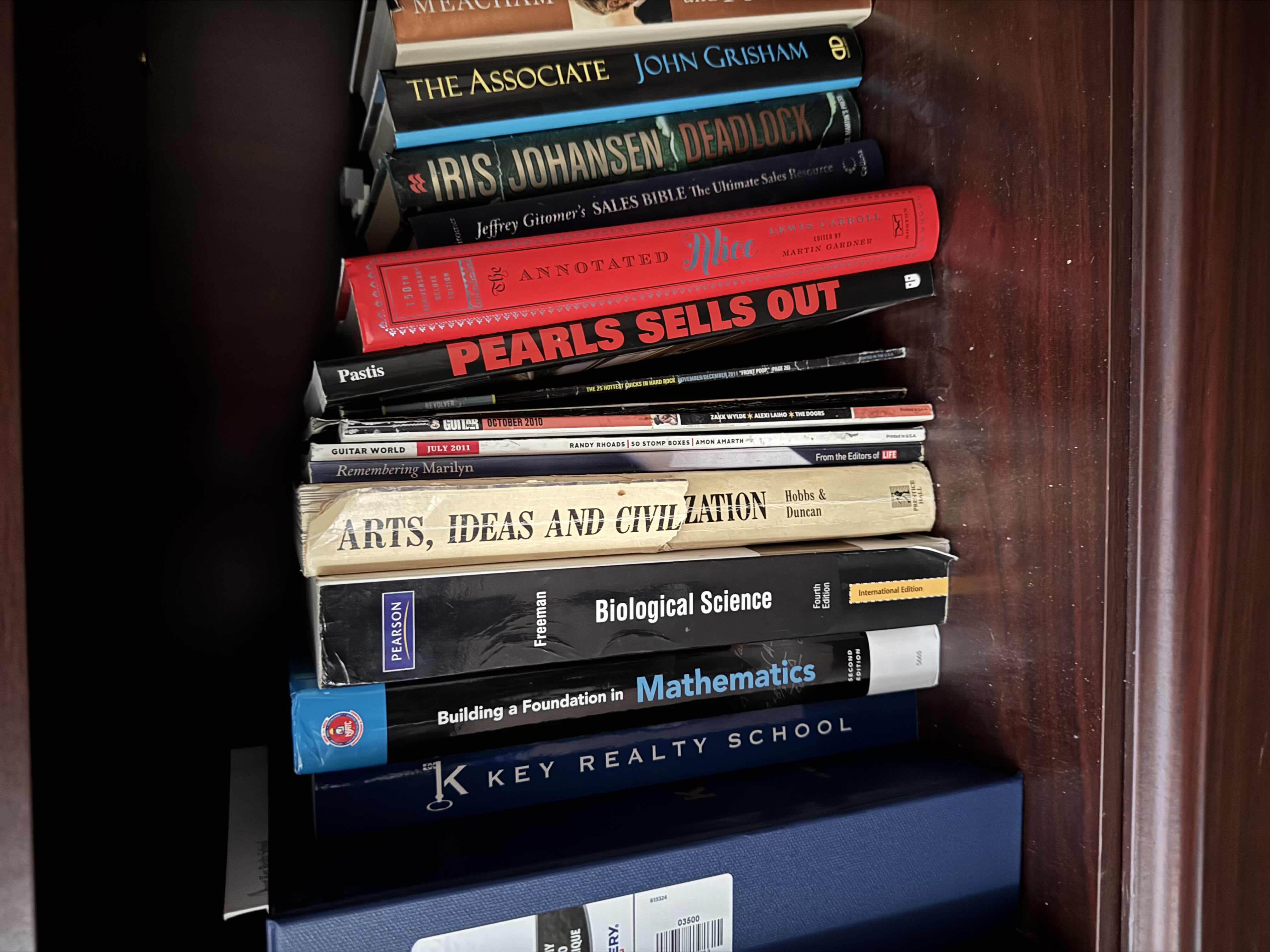 Photo 1 of CONTENTS OF SHELF- BOOKS