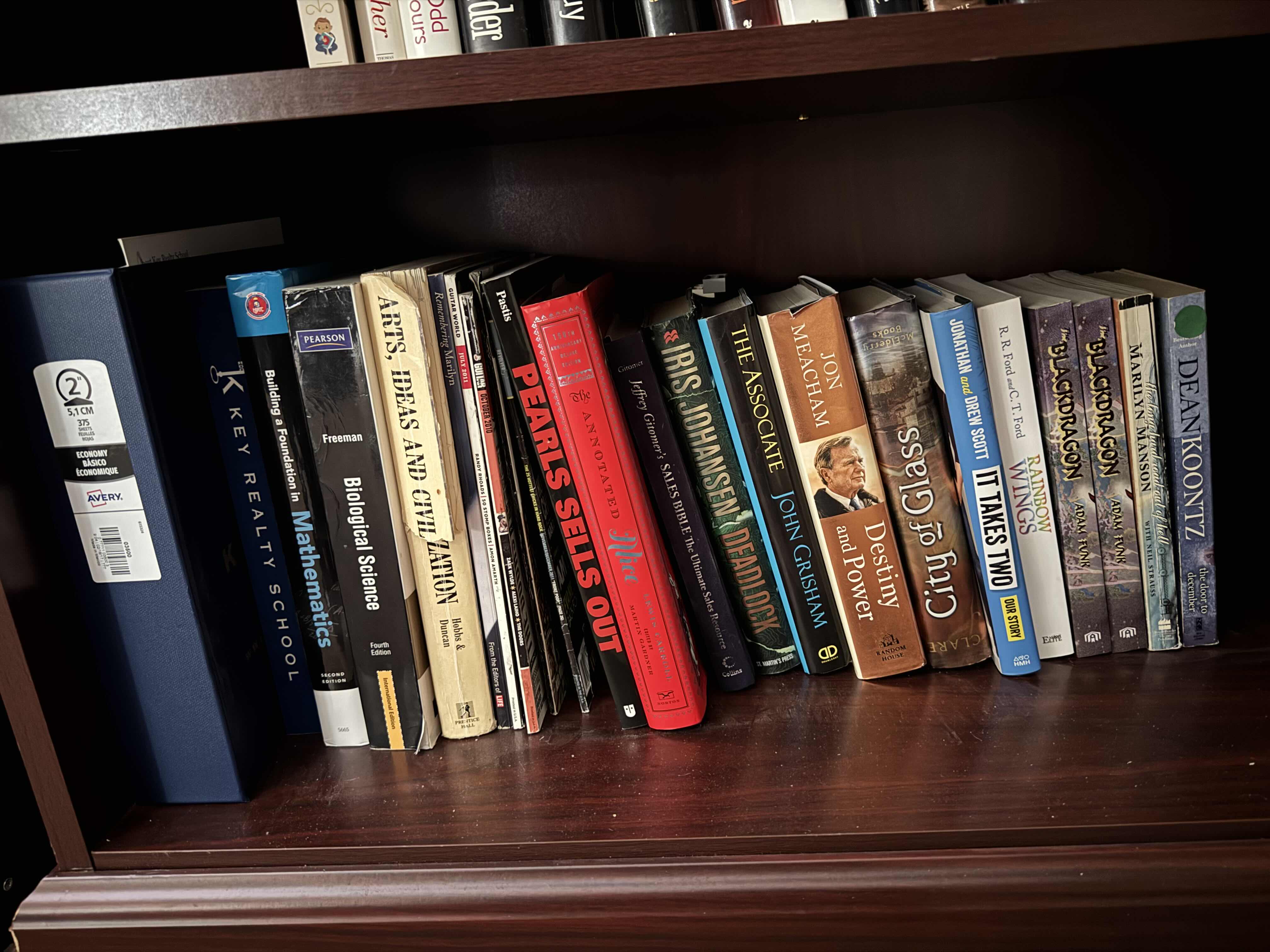 Photo 1 of CONTENTS OF SHELF- BOOKS