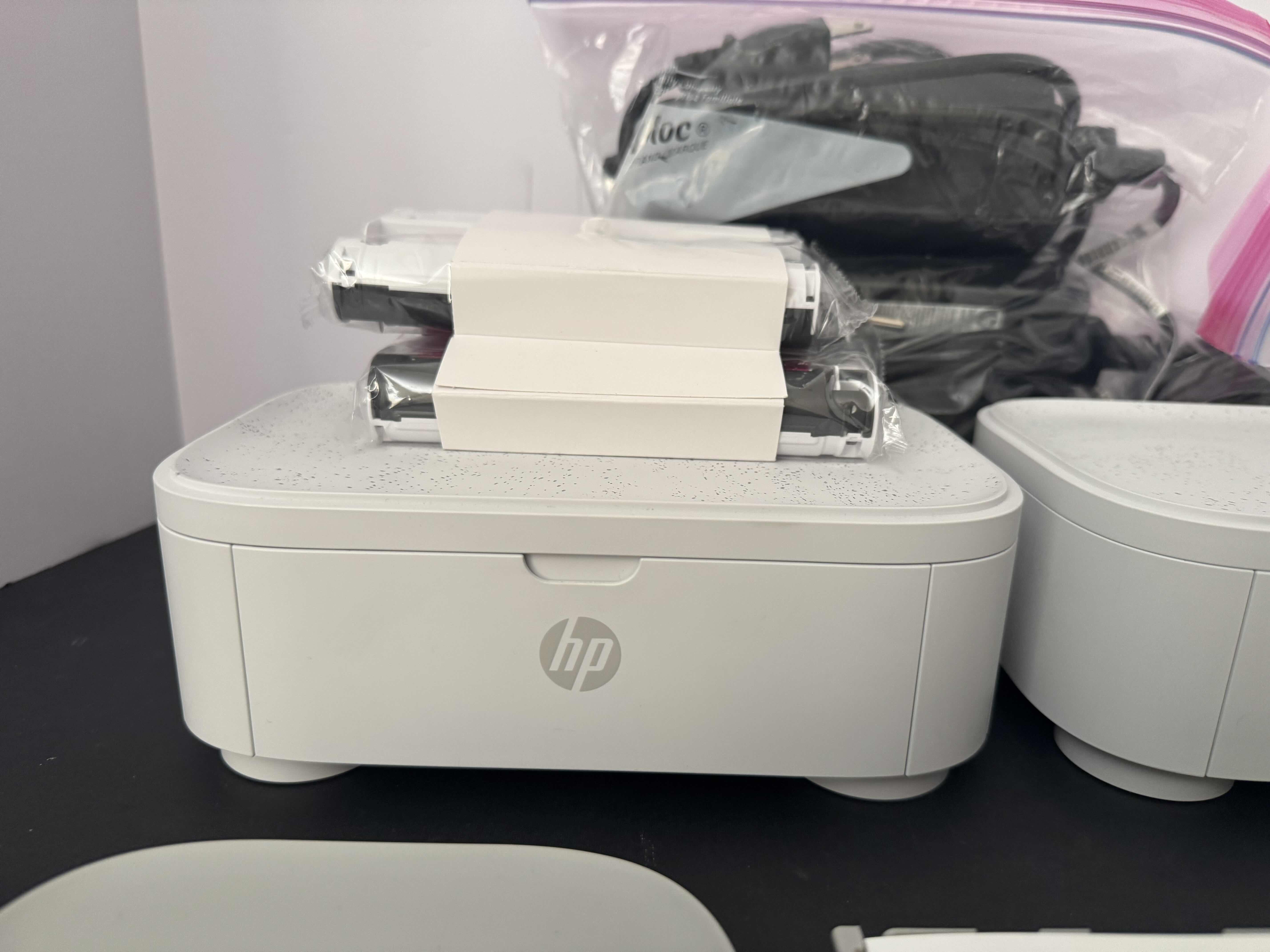 Photo 2 of 2-HP SPROCKET PORTABLE PRINTERS WITH ACCESSORIES