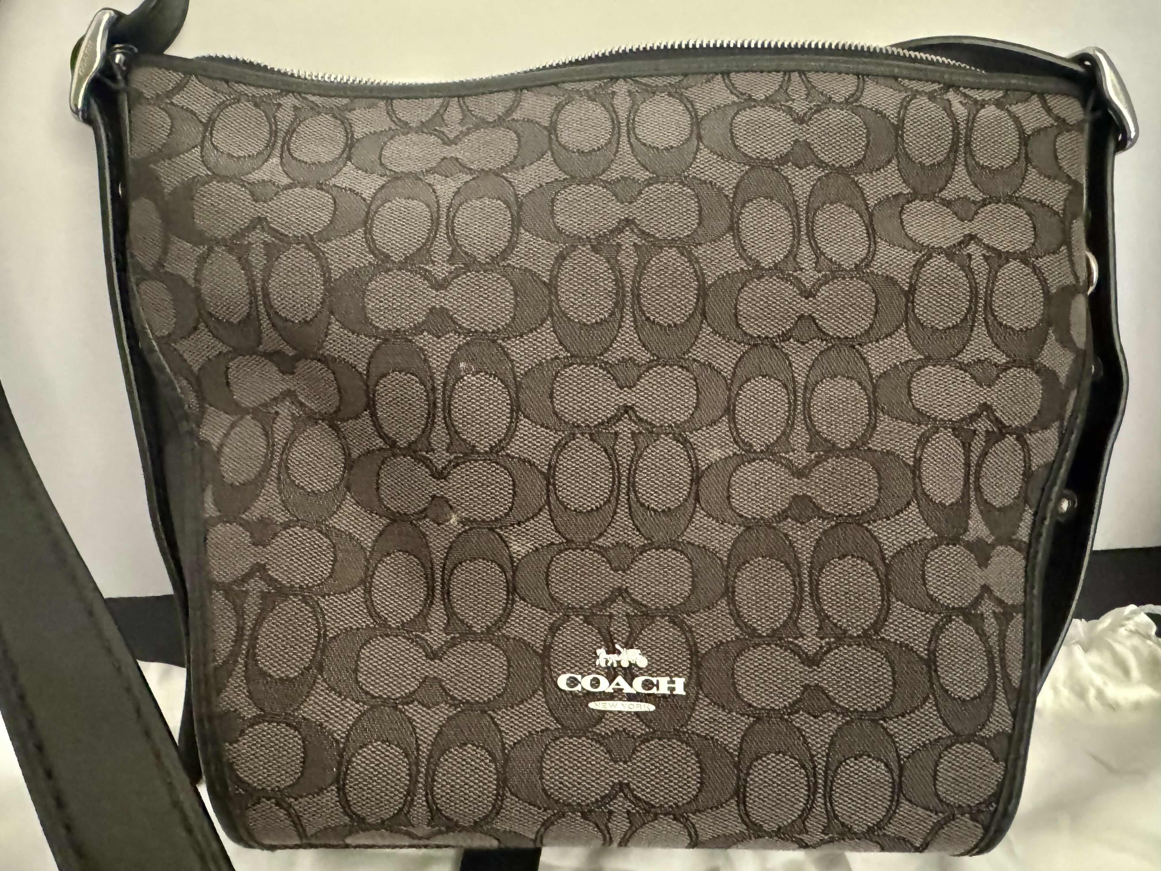 Photo 1 of AUTHENTIC DESIGNER PURSE-COACH DUFFLETTE BAG-BROWN AND BLACK