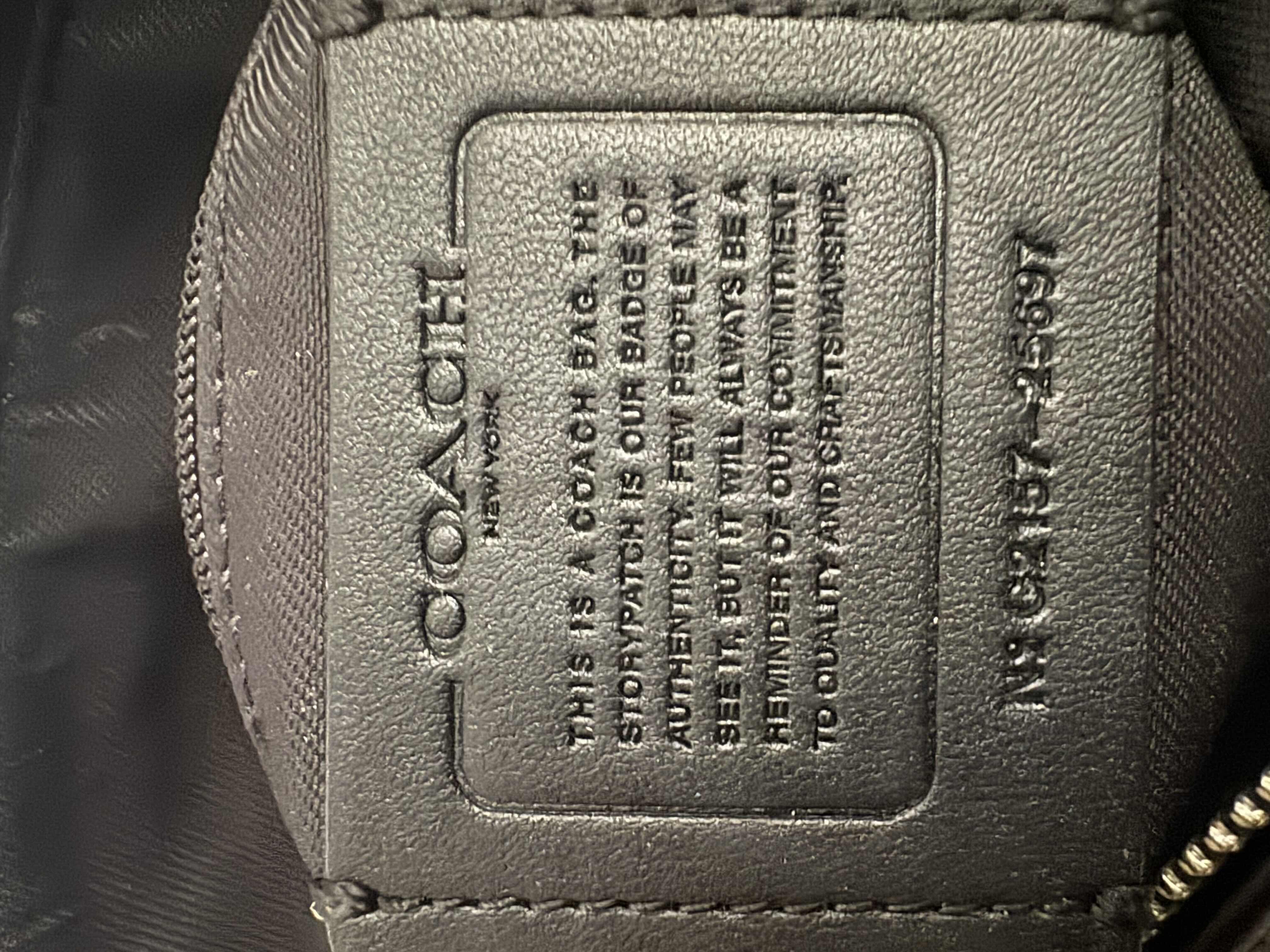 Photo 2 of AUTHENTIC DESIGNER PURSE-COACH DUFFLETTE BAG-BROWN AND BLACK