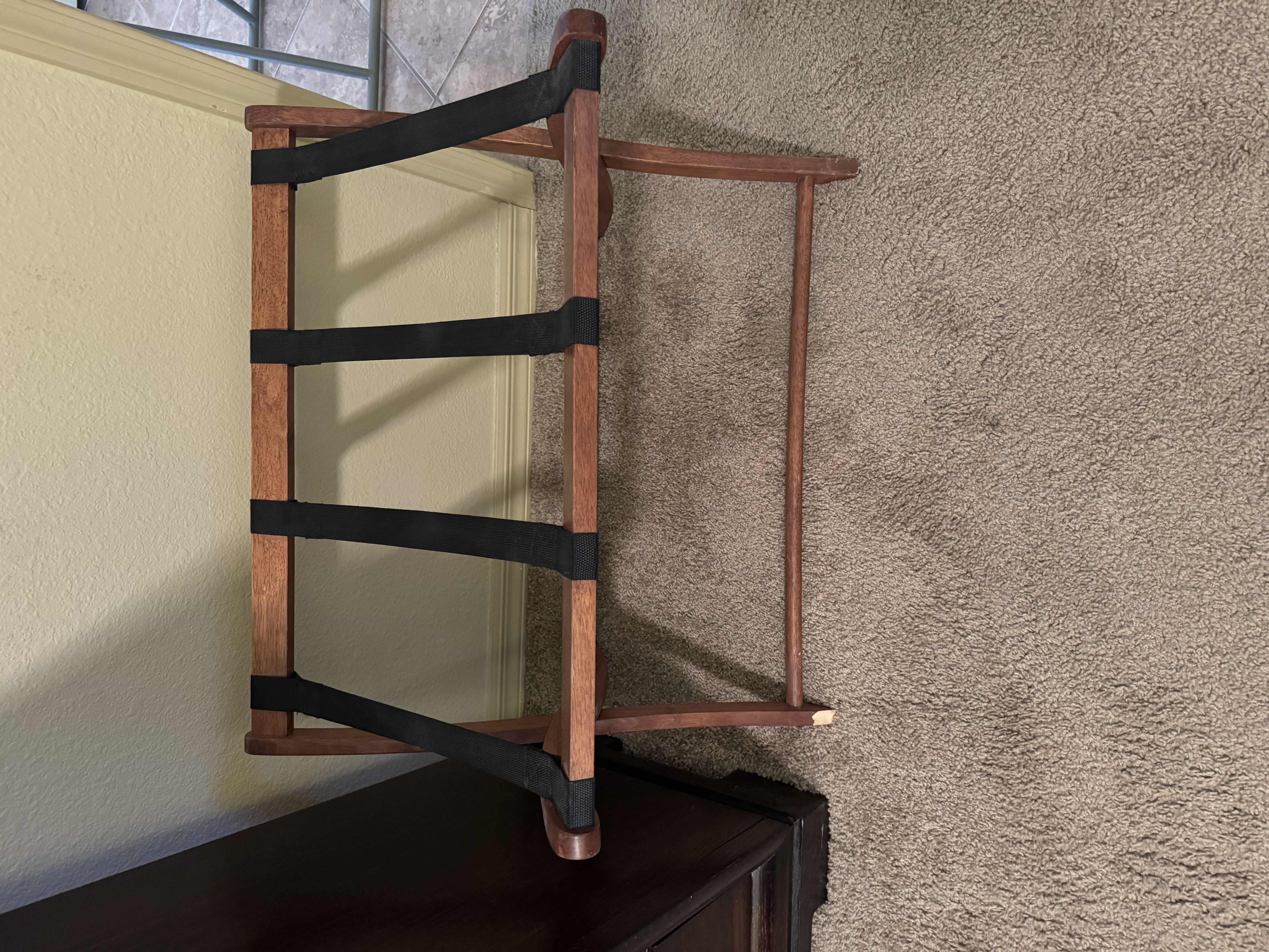 Photo 1 of FOLDING WOOD LUGGAGE RACK 27” X 18” H20”