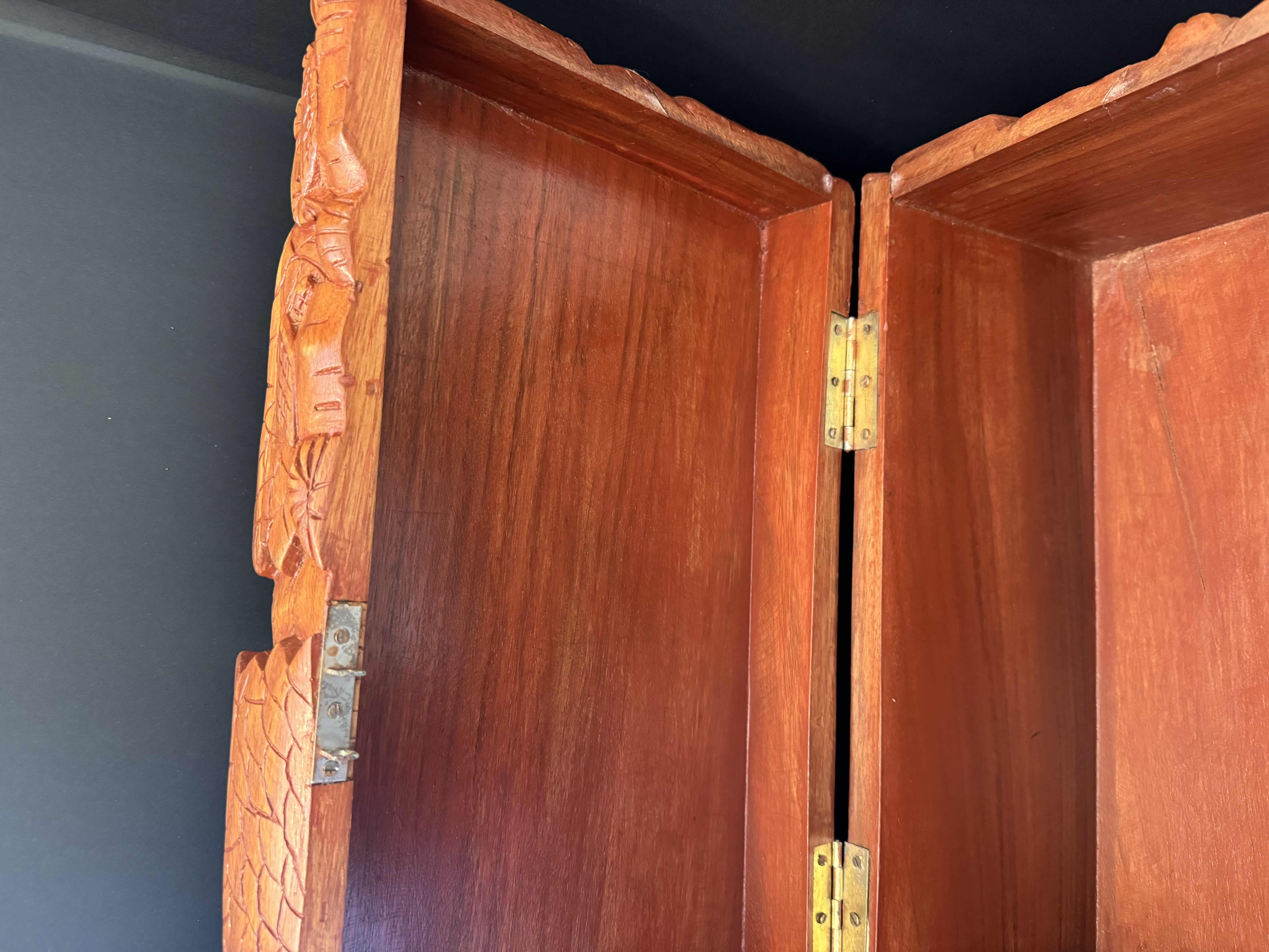 Photo 1 of CARVED WOODEN CHEST