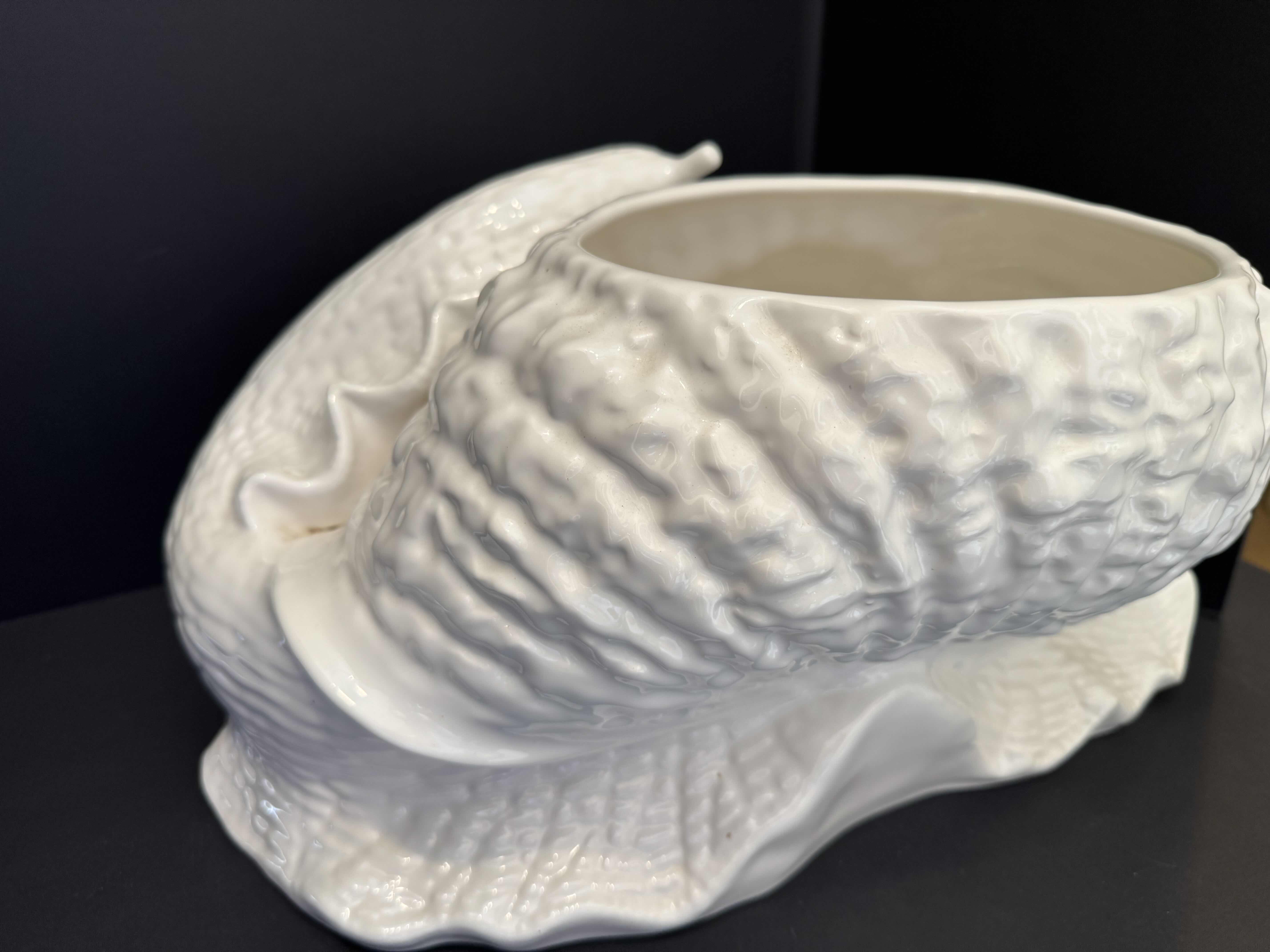 Photo 1 of CERAMIC SNAIL VASE H10”