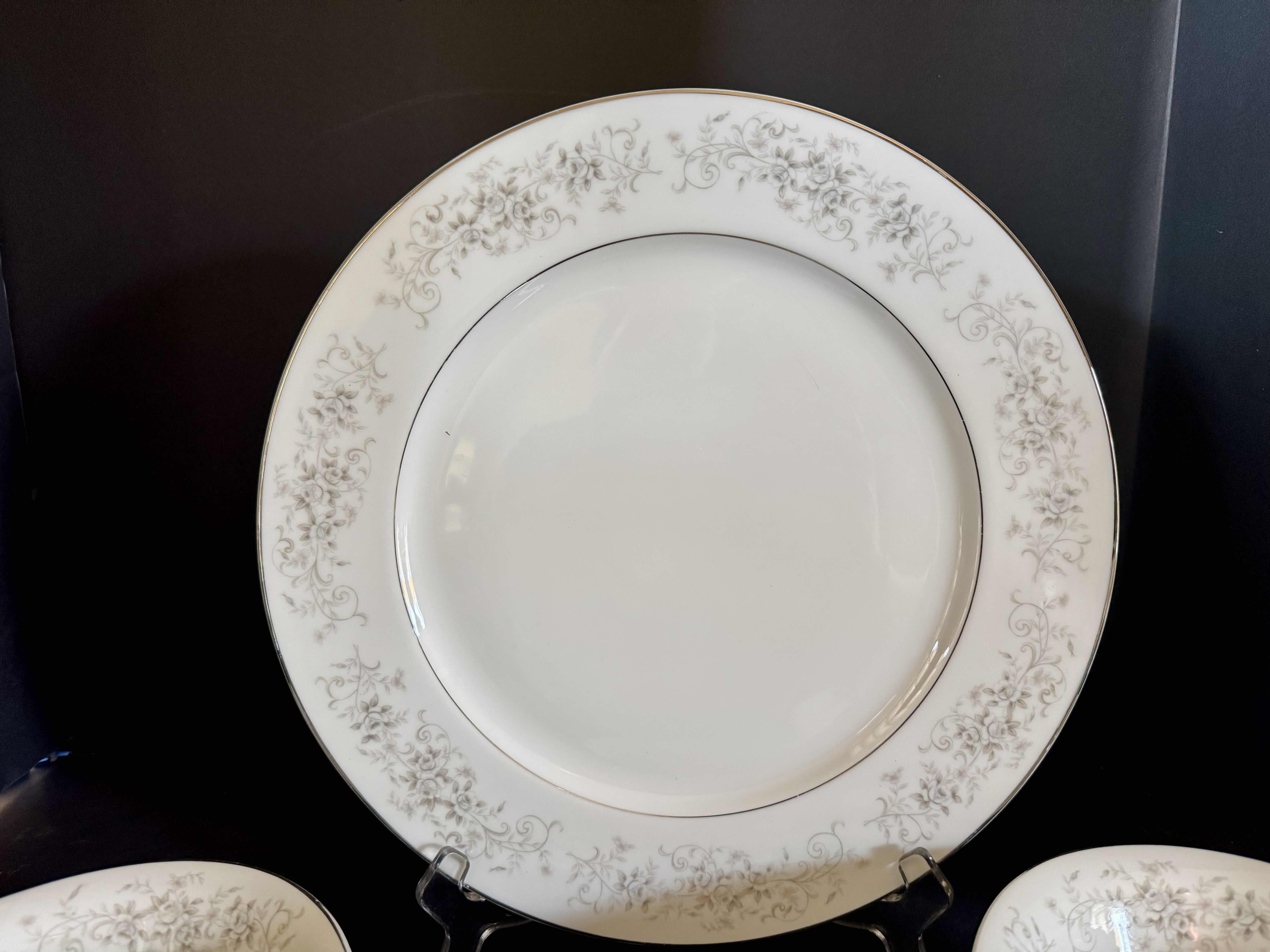 Photo 1 of 4 PIECES OF CAROUSEL BY CAMELOT CHINA 1315 (2) SERVING BOWLS (1) LARGE PLATTER AND (1) SMALL PLATTER