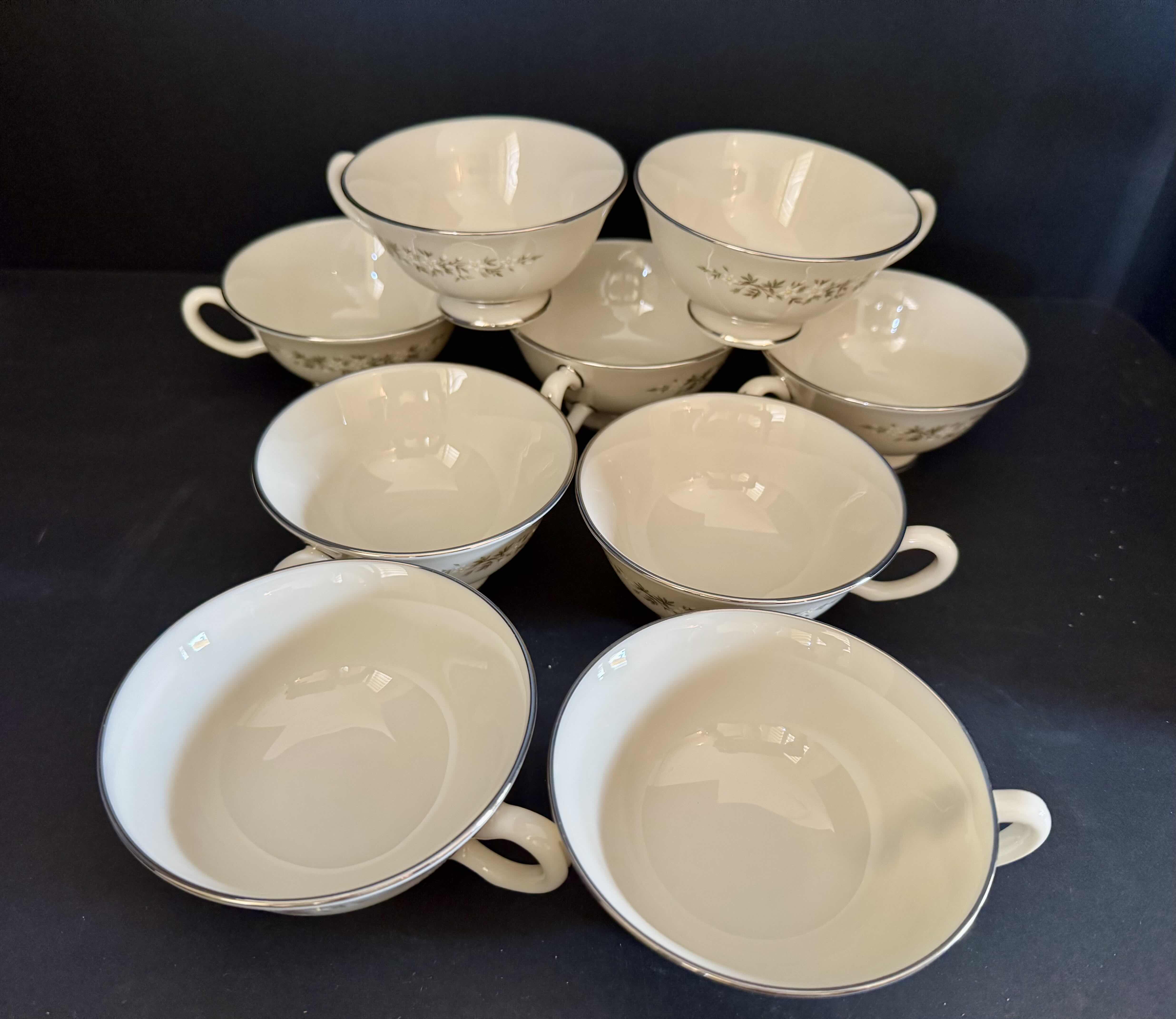 Photo 2 of 9- LENNOX BROOKDALE TEACUPS