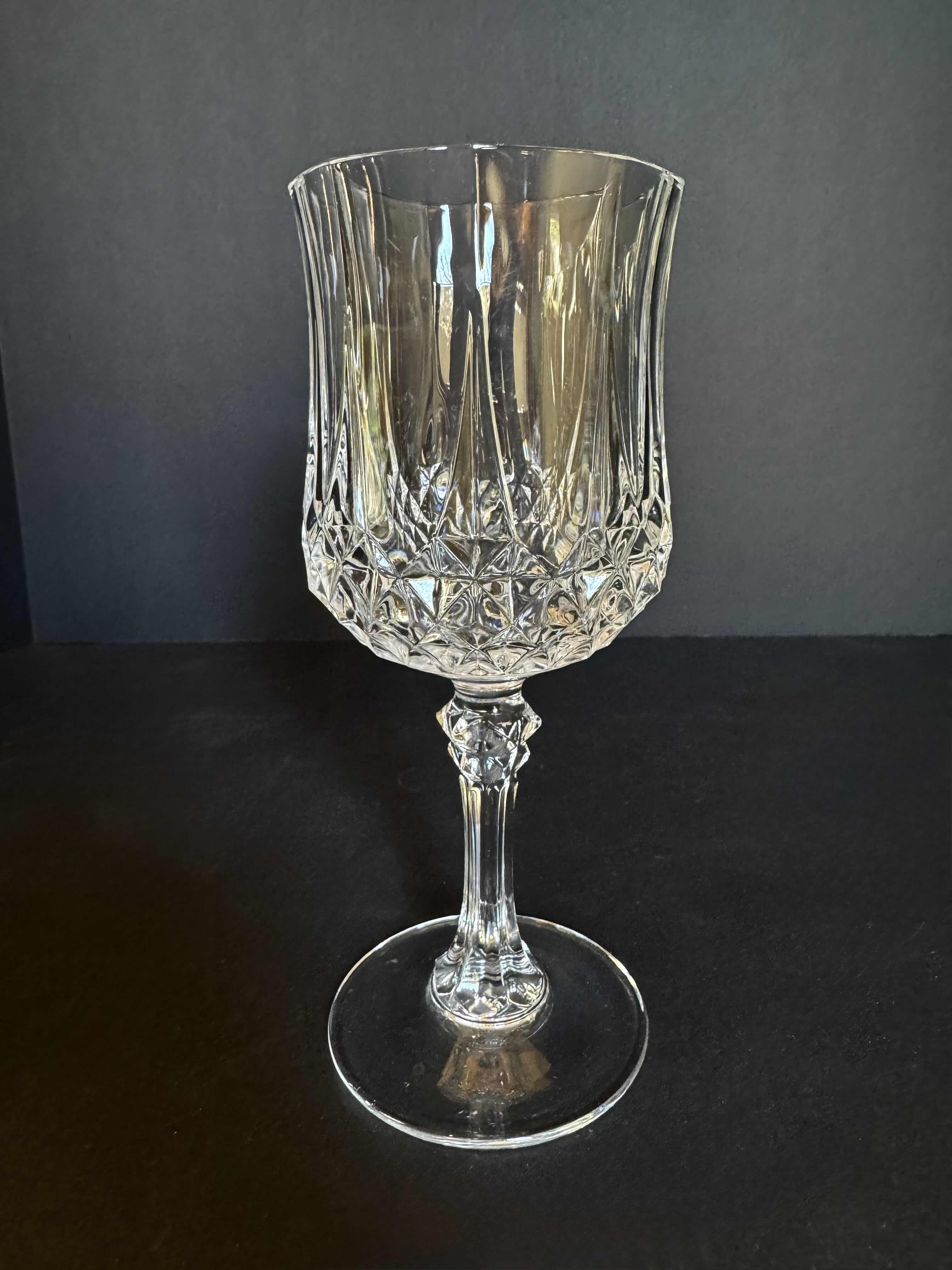 Photo 1 of 5-WATERFORD LISMORE GOBLETS CRYSTAL GLASS 7”H X 3.5”D