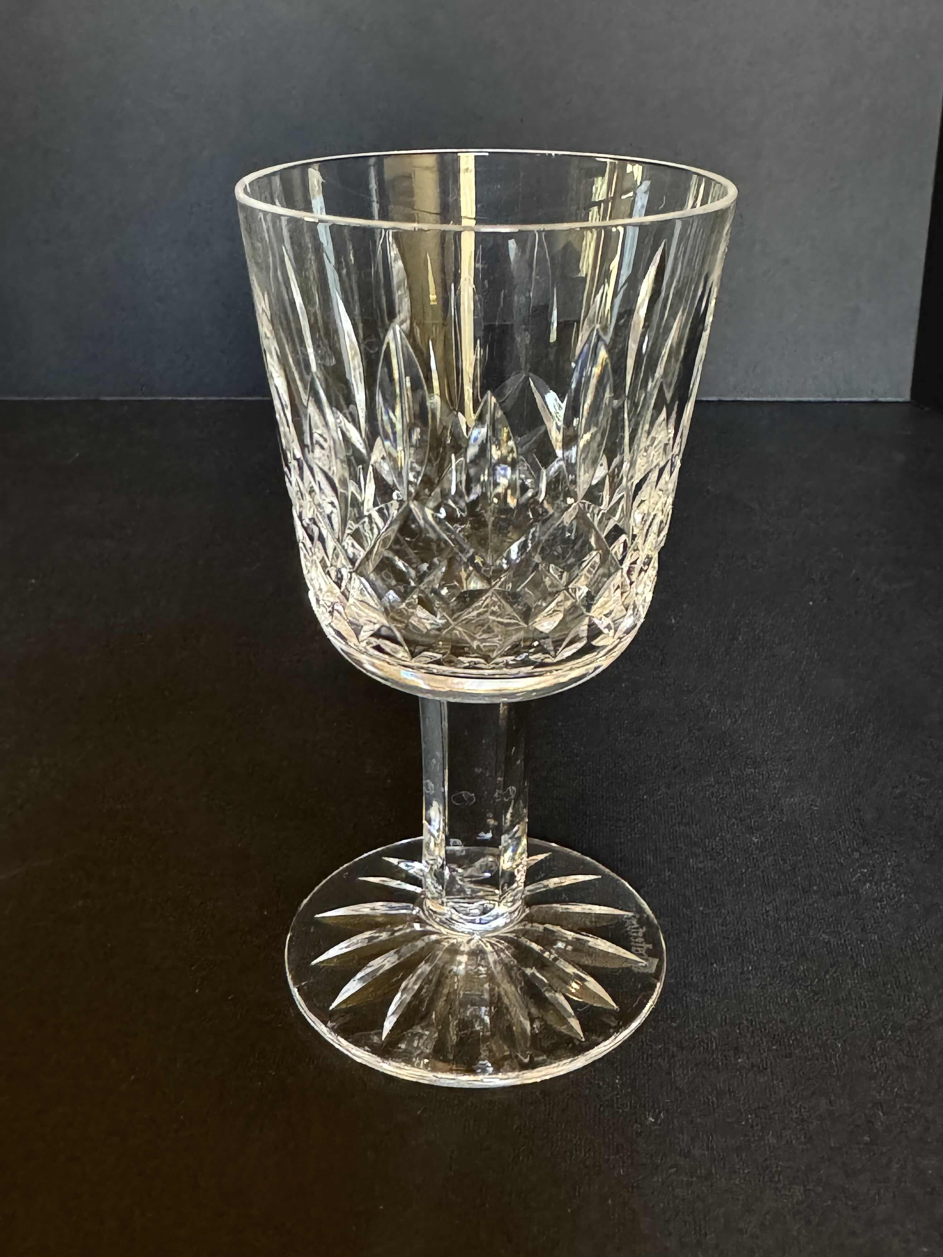 Photo 2 of 5-WATERFORD LISMORE CRYSTAL GLASS, 4.5”H X 2.5”D