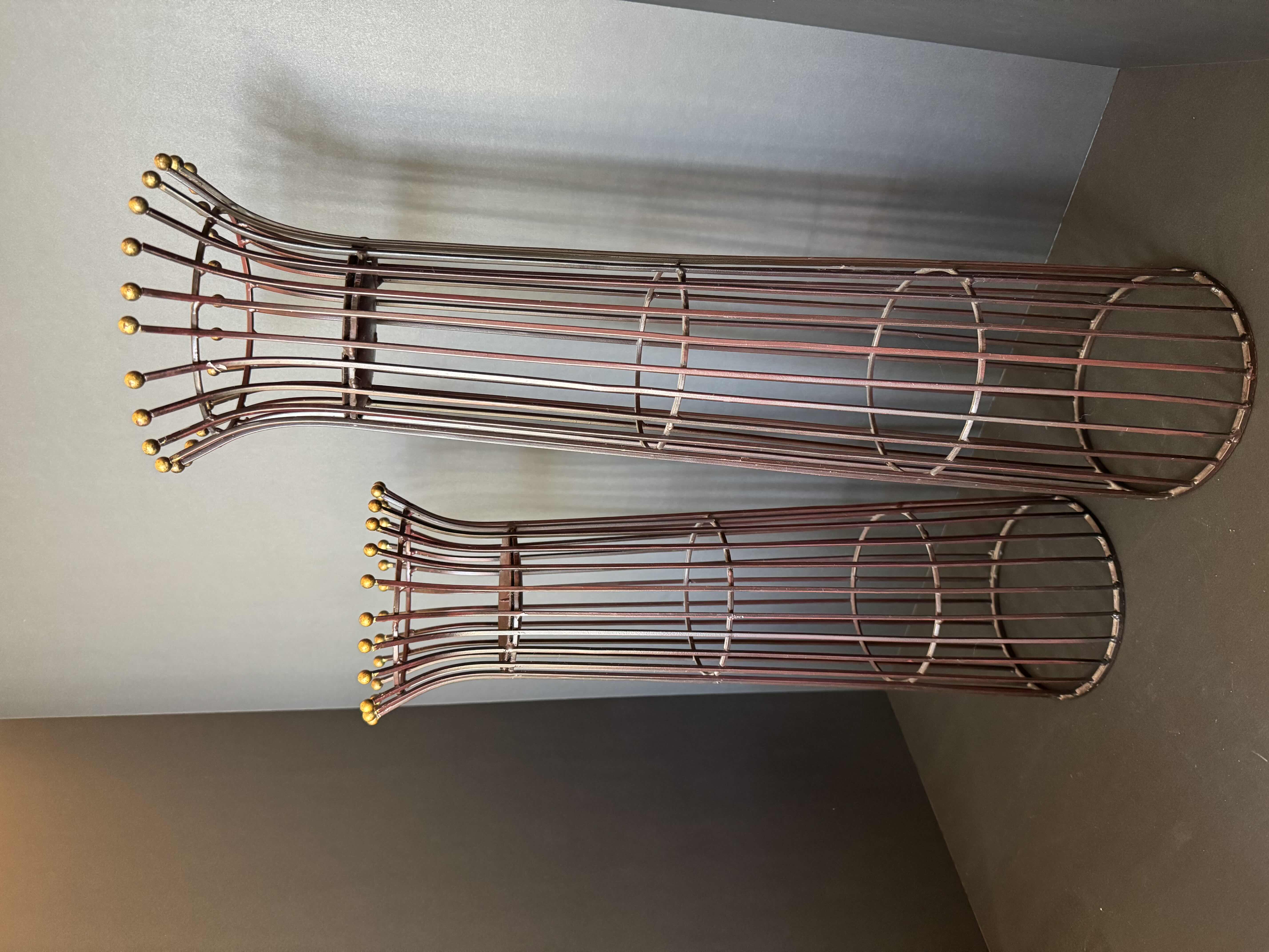 Photo 1 of 2 METAL CANDLE STANDS 20” & 24”