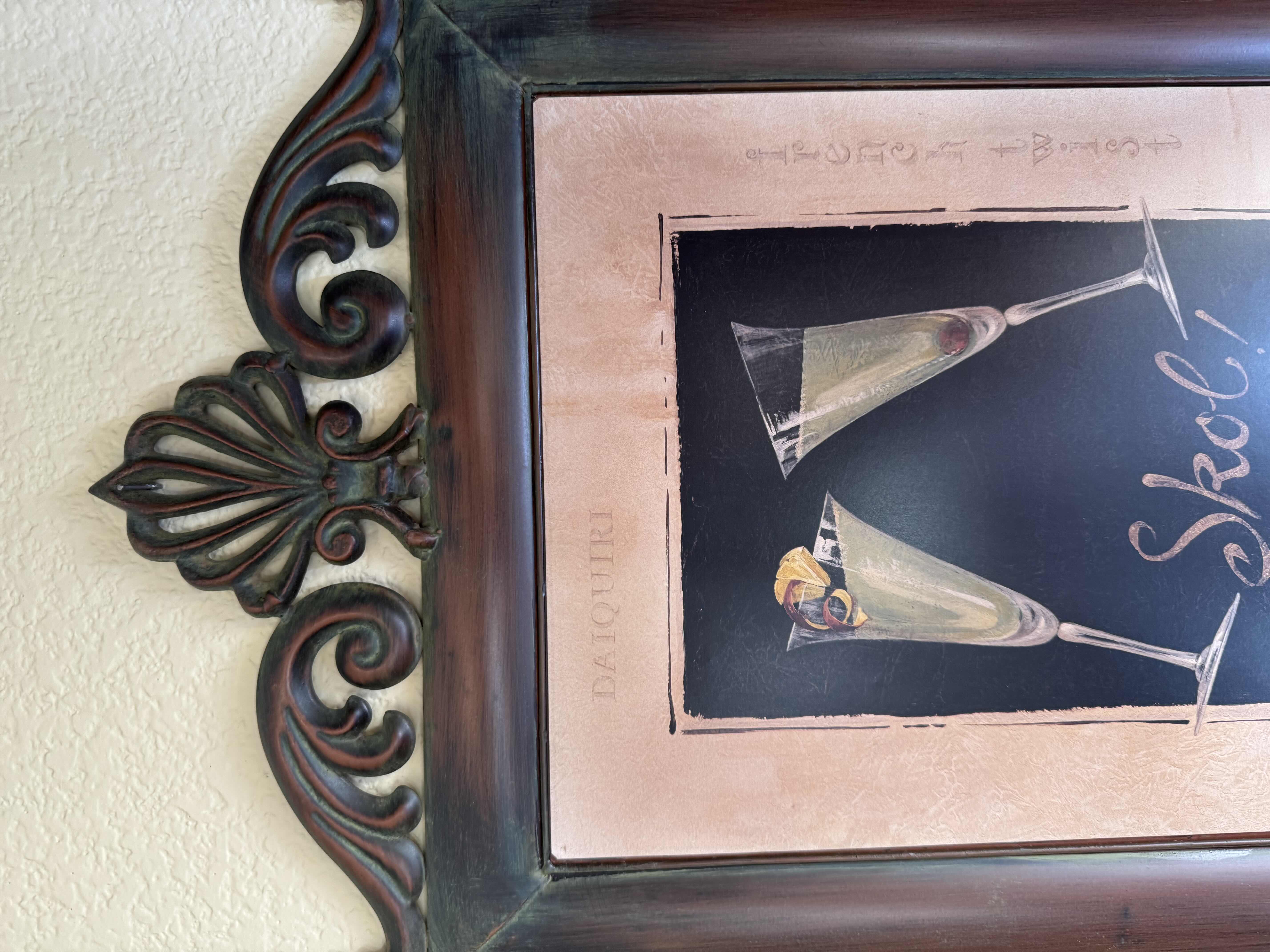 Photo 3 of BAR ARTWORK METAL 15” X 22”