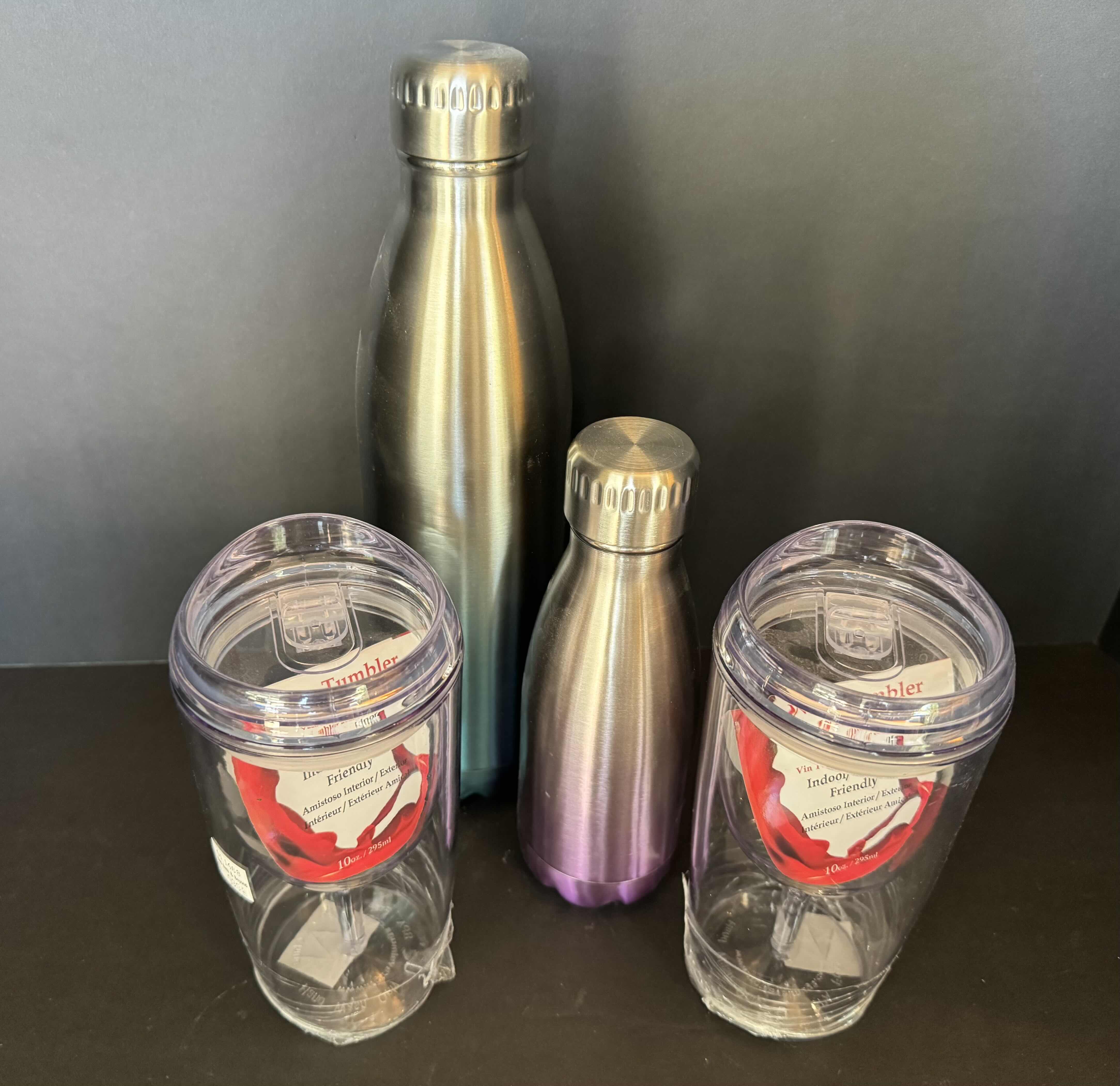 Photo 1 of 4 TRAVEL DRINK BOTTLES/CUPS