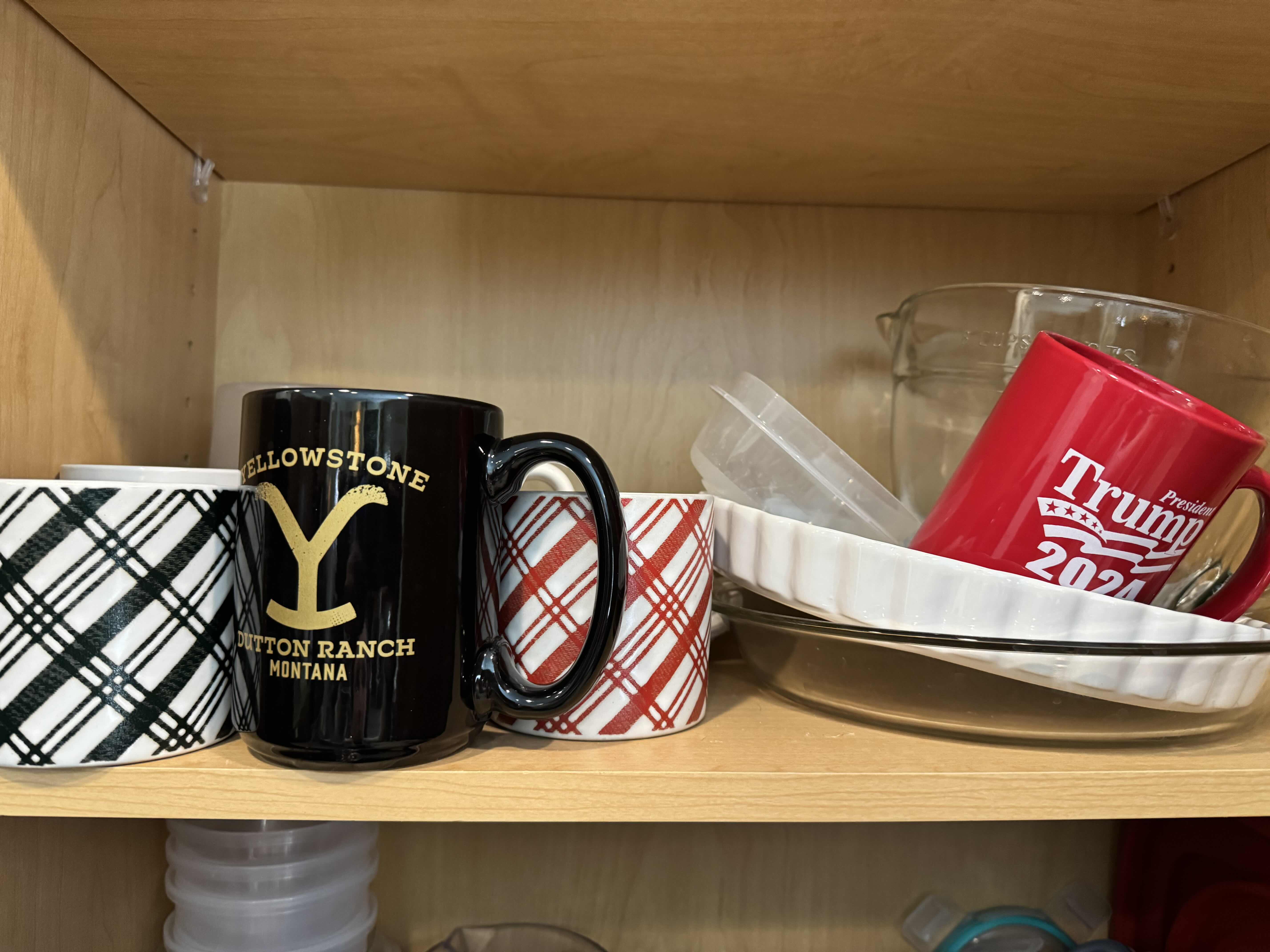 Photo 3 of CONTENTS OF  KITCHEN CABINET. MISC MUGS AND CUPS.
