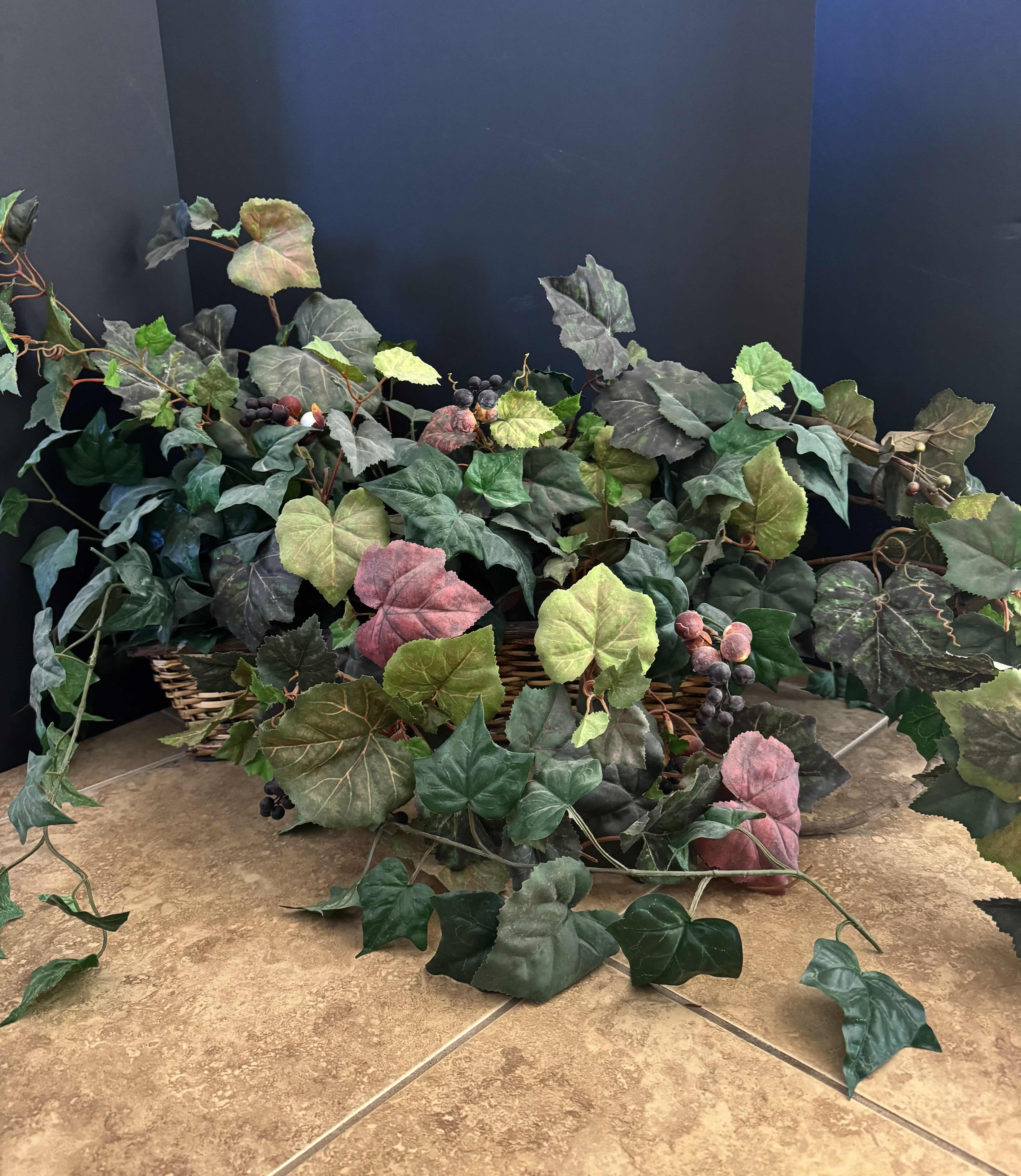 Photo 1 of ASSORTED DECORATIVE FAUX PLANTS, 3 ITEMS