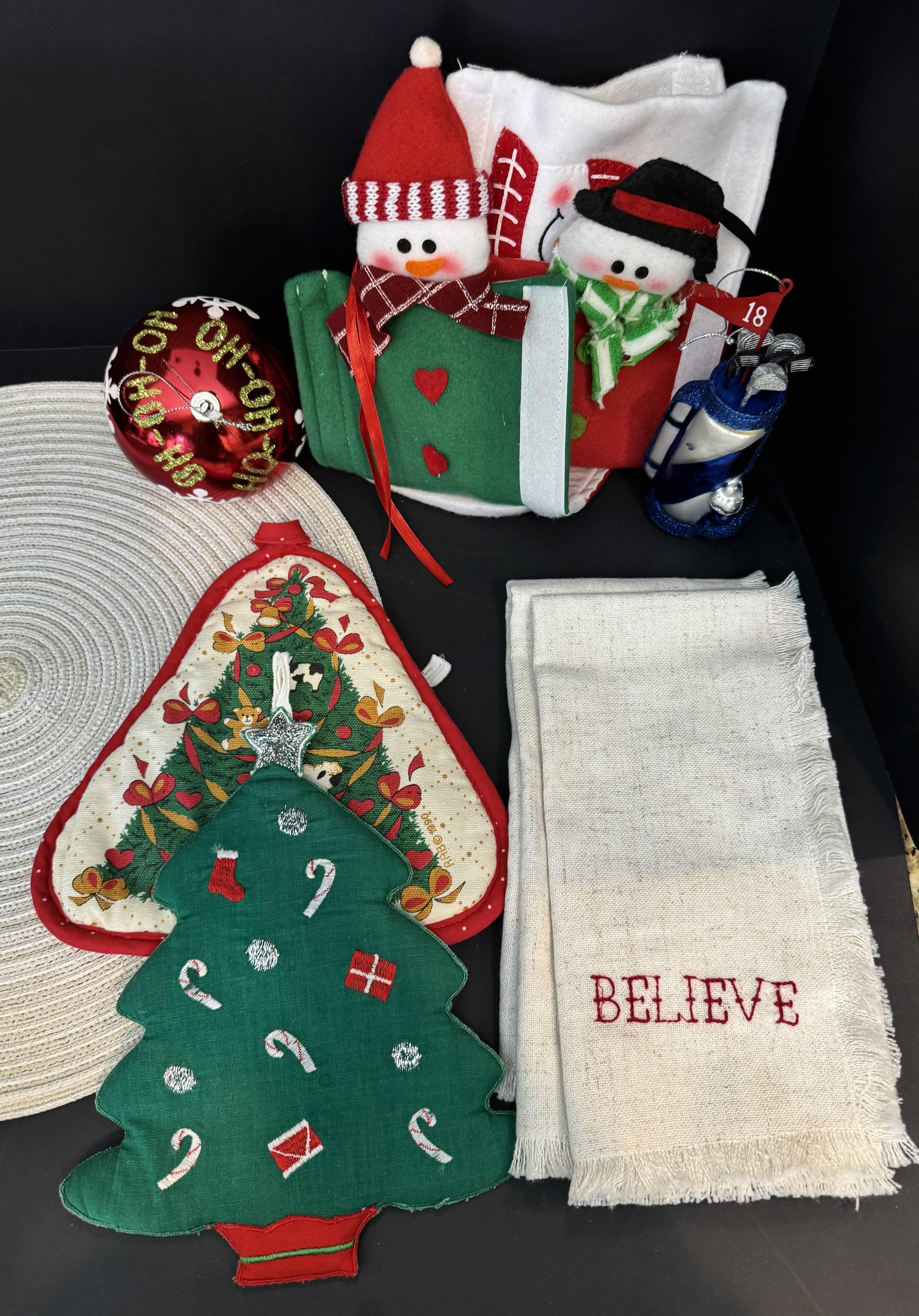 Photo 1 of ASSORTED HOLIDAY DECORATIVE ITEMS