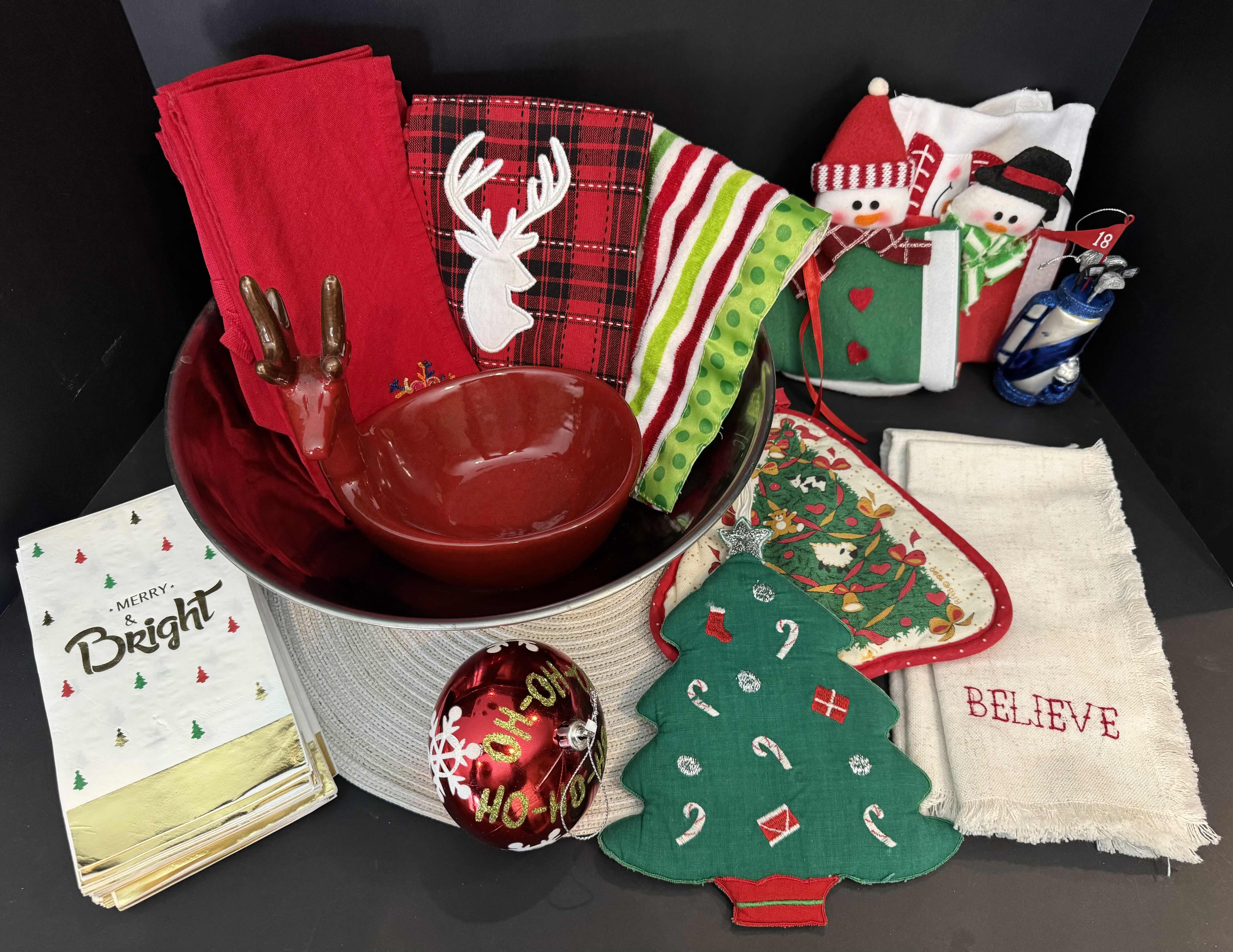 Photo 1 of ASSORTED HOLIDAY DECORATIVE ITEMS