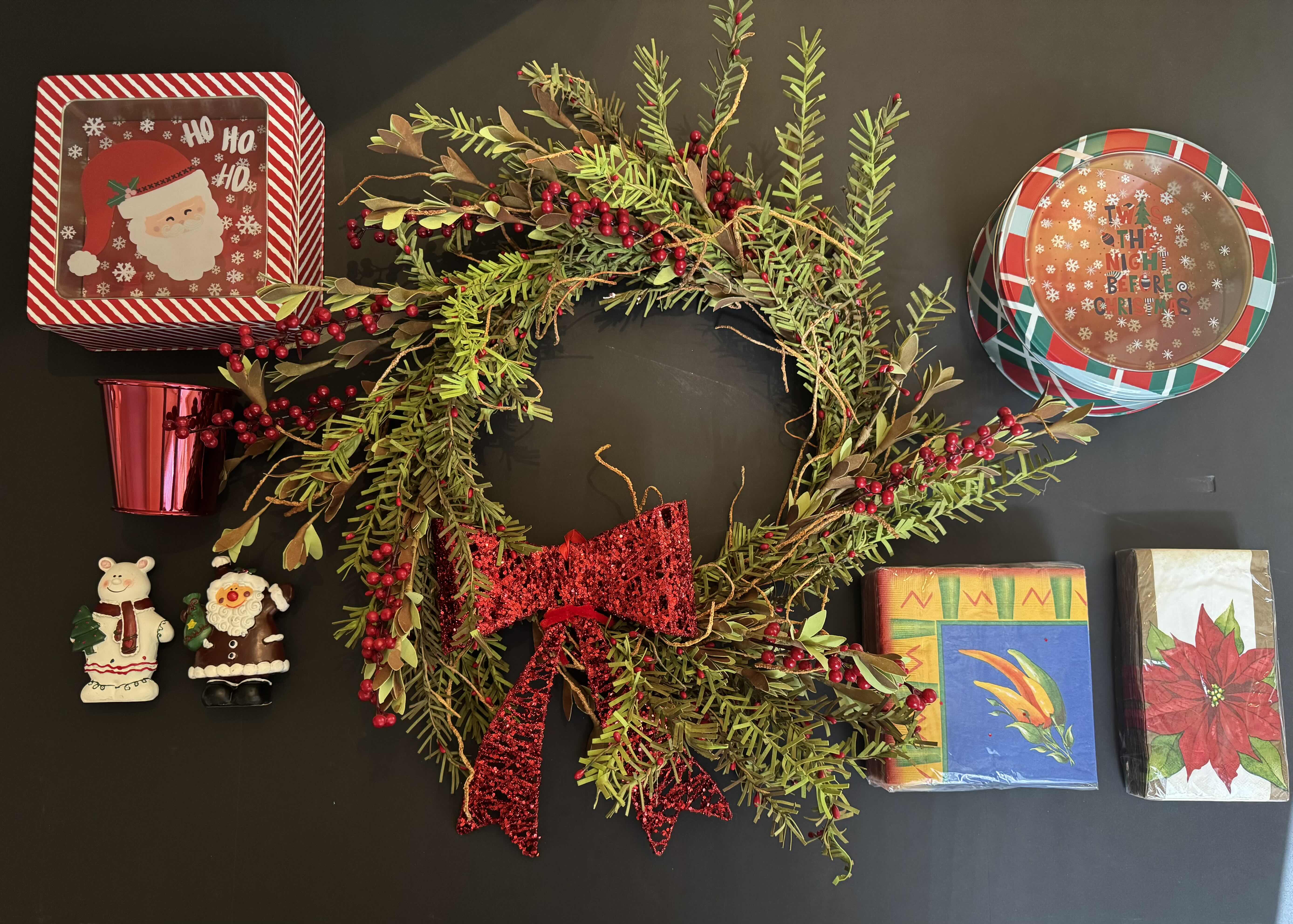 Photo 1 of ASSORTED HOLIDAY DECORATIVE ITEMS